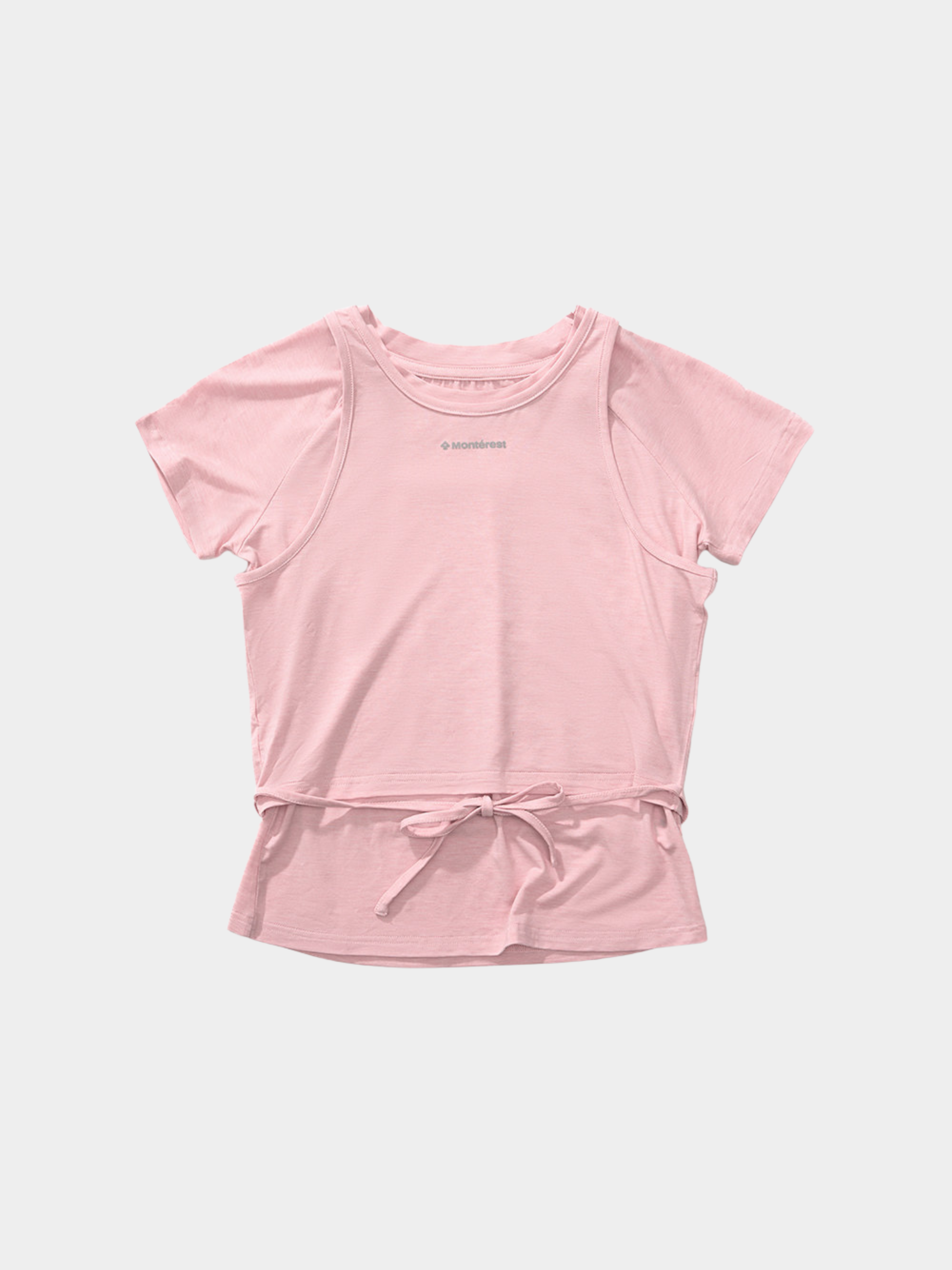 Caveloop - Women's 5A Antibacterial Yarn Slim Vest Short-Sleeve T-Shirt