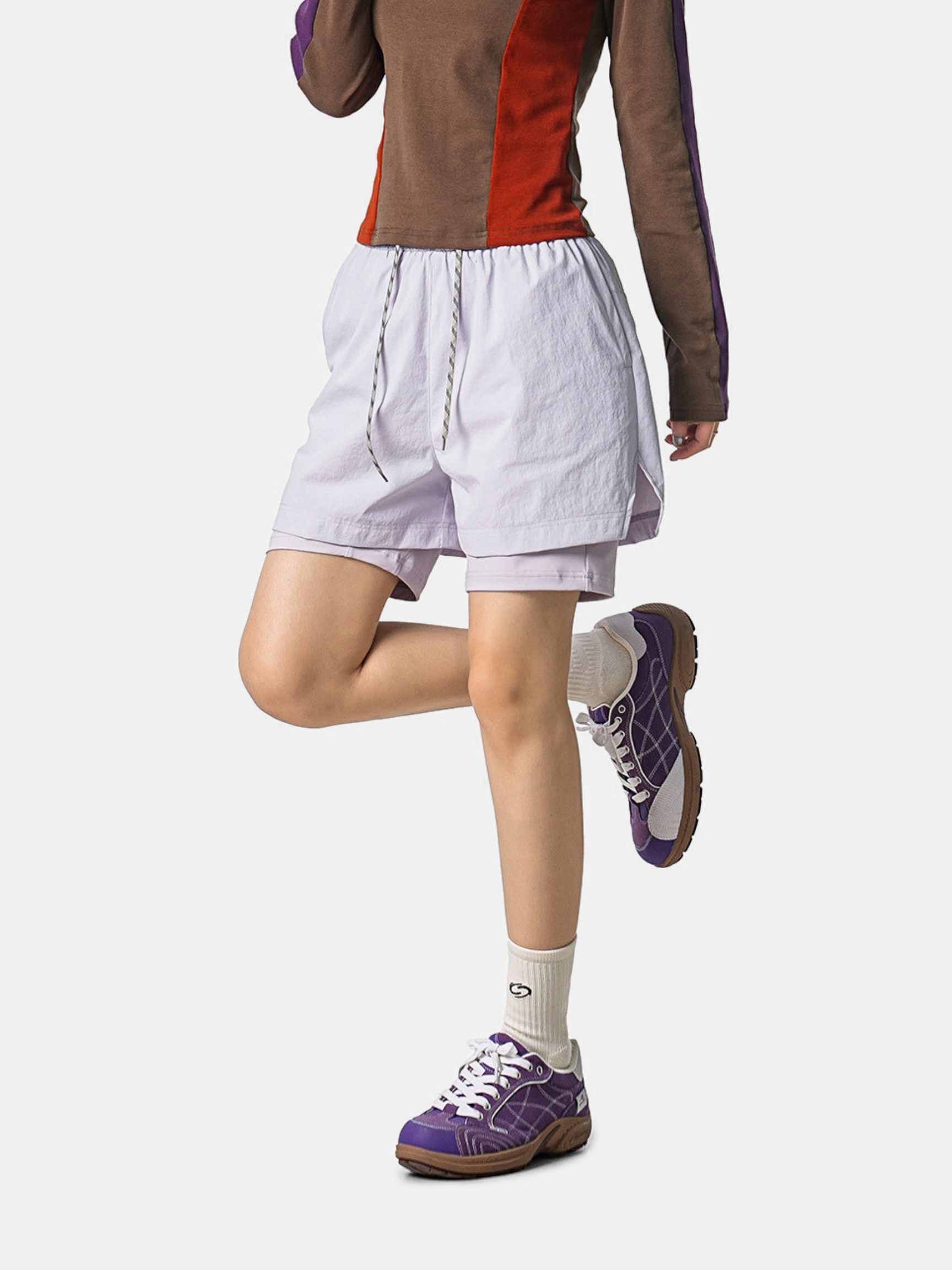 StillBay - Unisex 2-in-1 Ripstop Lightweight Athletic Shorts