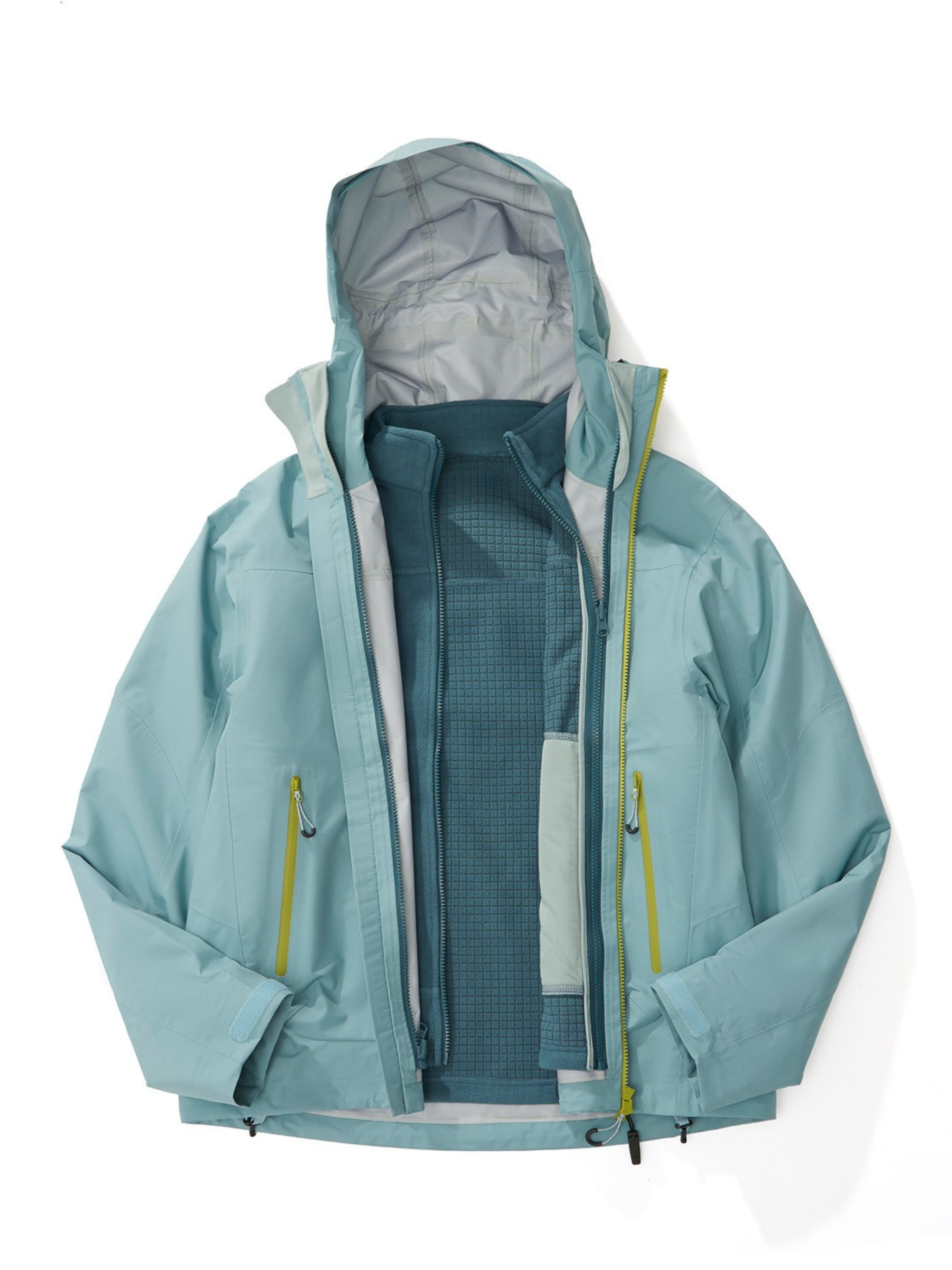 CampGlove - Men's 3-in-1 Fleece Hard Shell Jacket