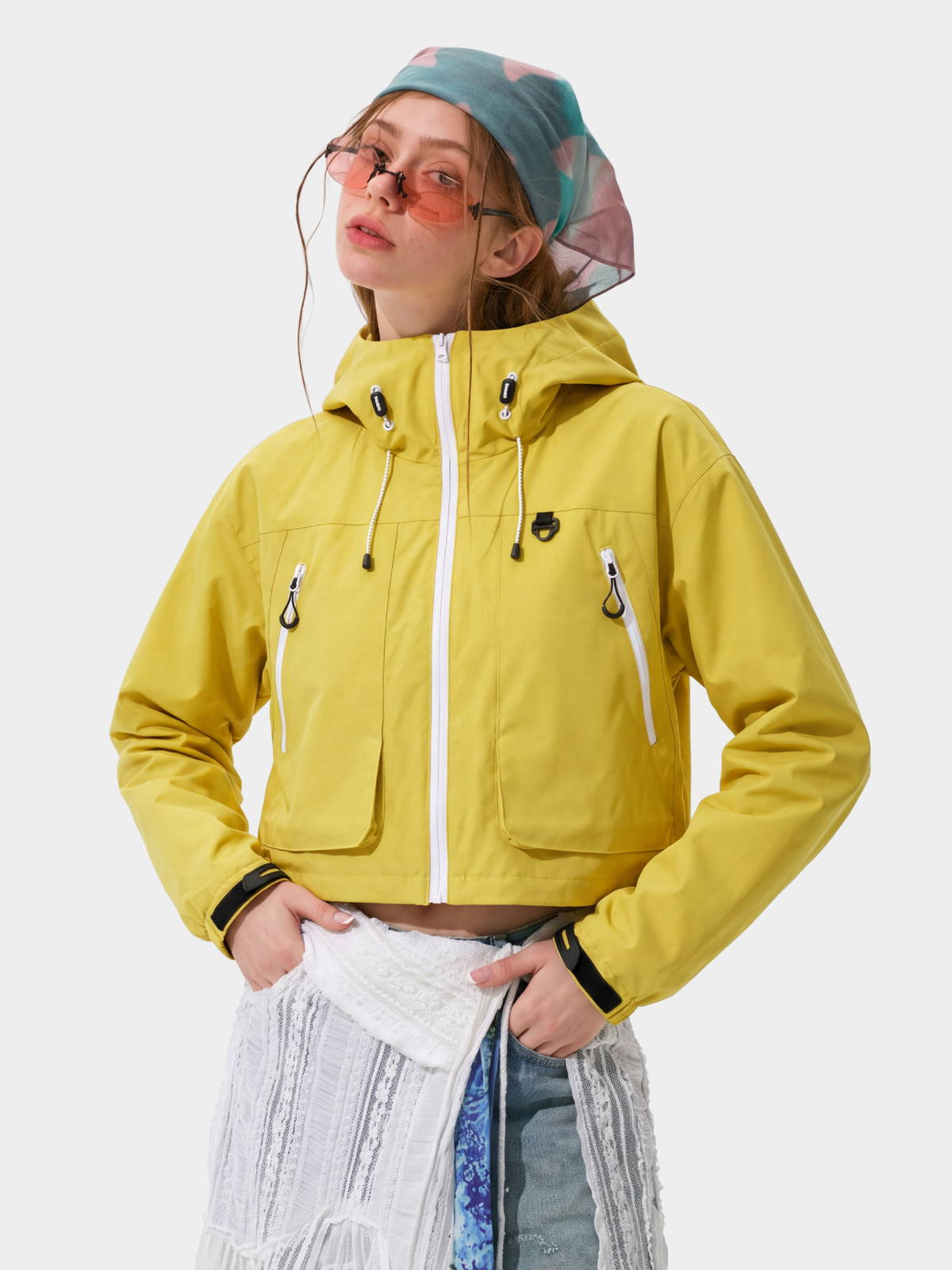 Castgear - Women's Water-Repellent Breathable Cropped Jacket