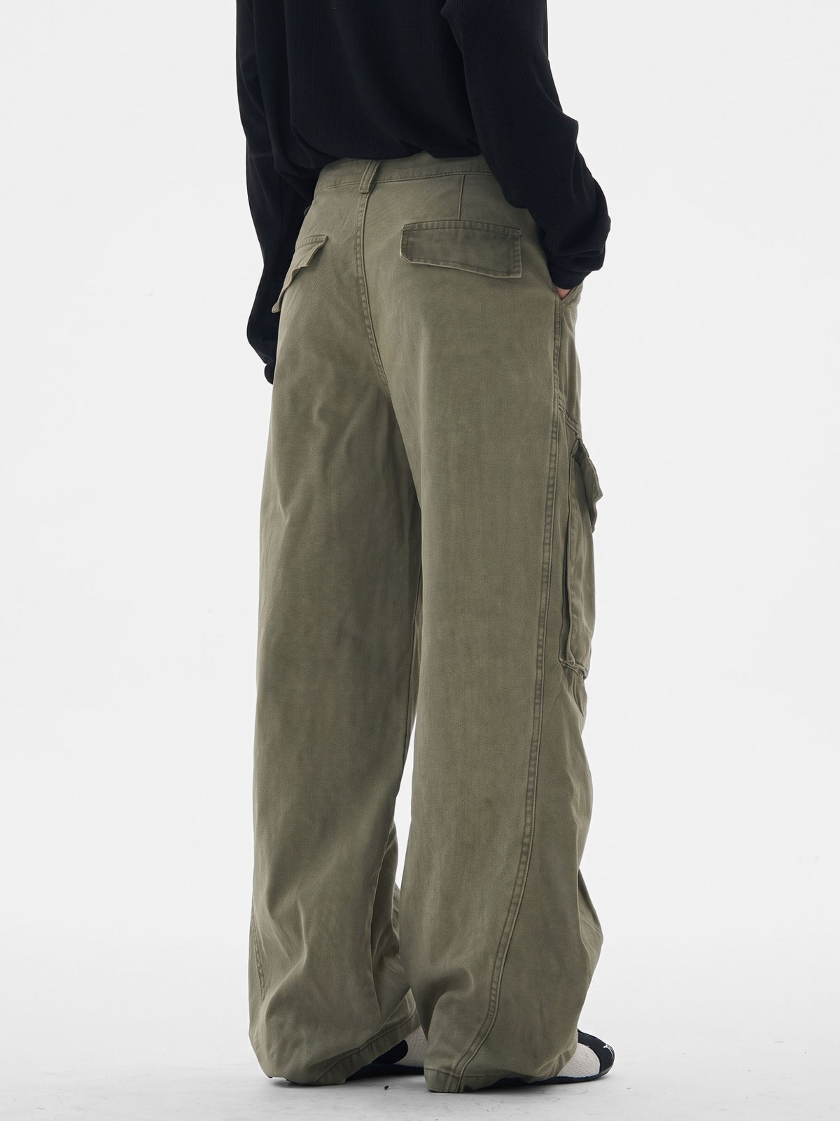 WideDrift - Abrasion-Resistant Multi-Pocket Cotton Cargo Pants