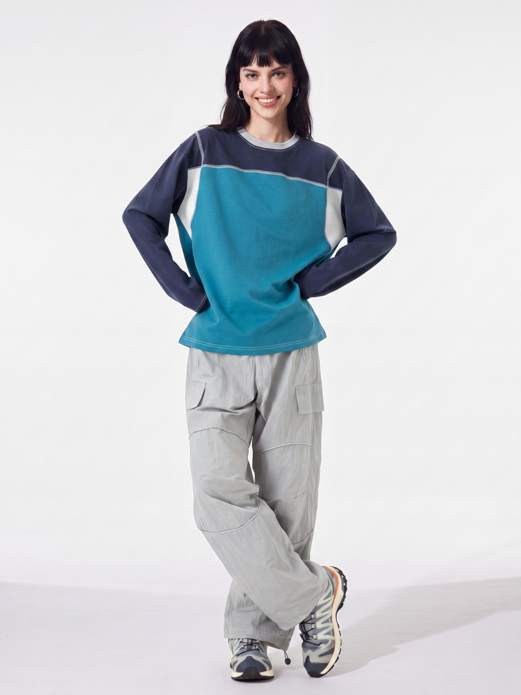 GoldDrift - Unisex Moisture-Wicking & Quick-Dry Long Sleeve T-Shirt