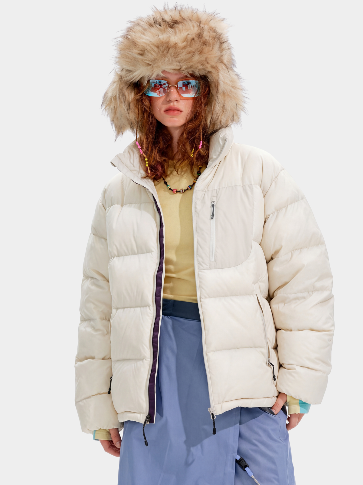 Mesaflat - Unisex Water-Repellent Insulated Stand Collar Insulated Jackets