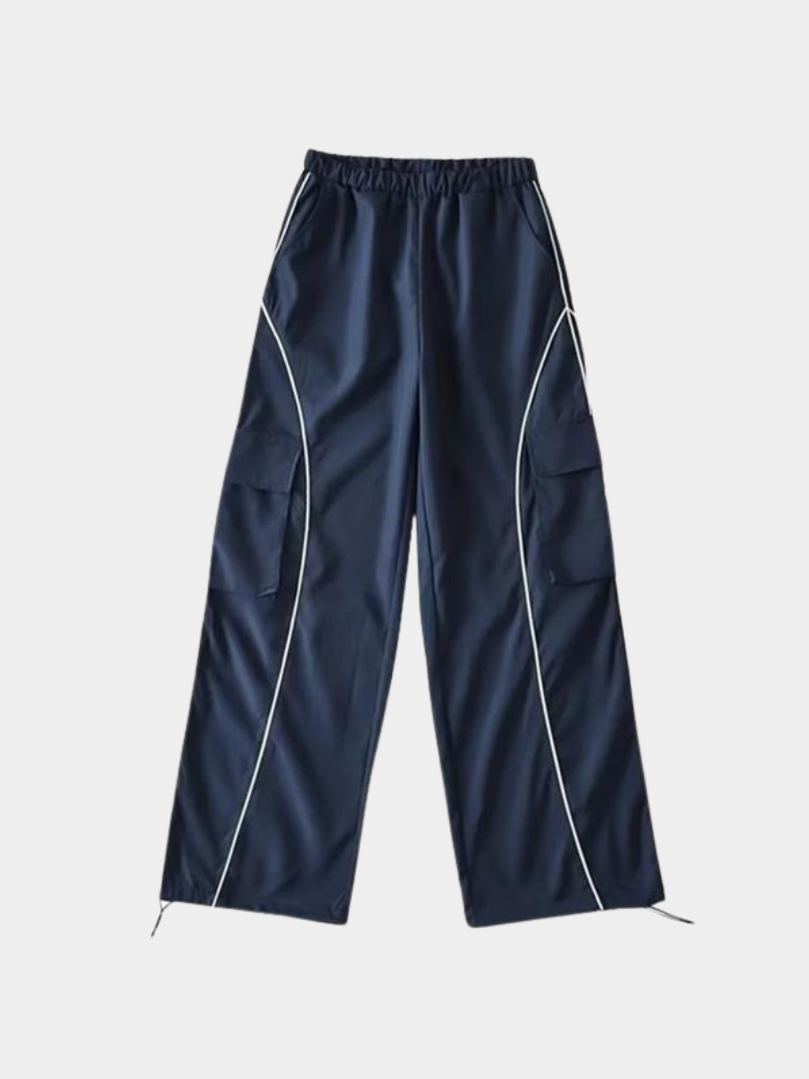 ThornStep - Women's Multi-Pocket Side Stripe Loose Pants