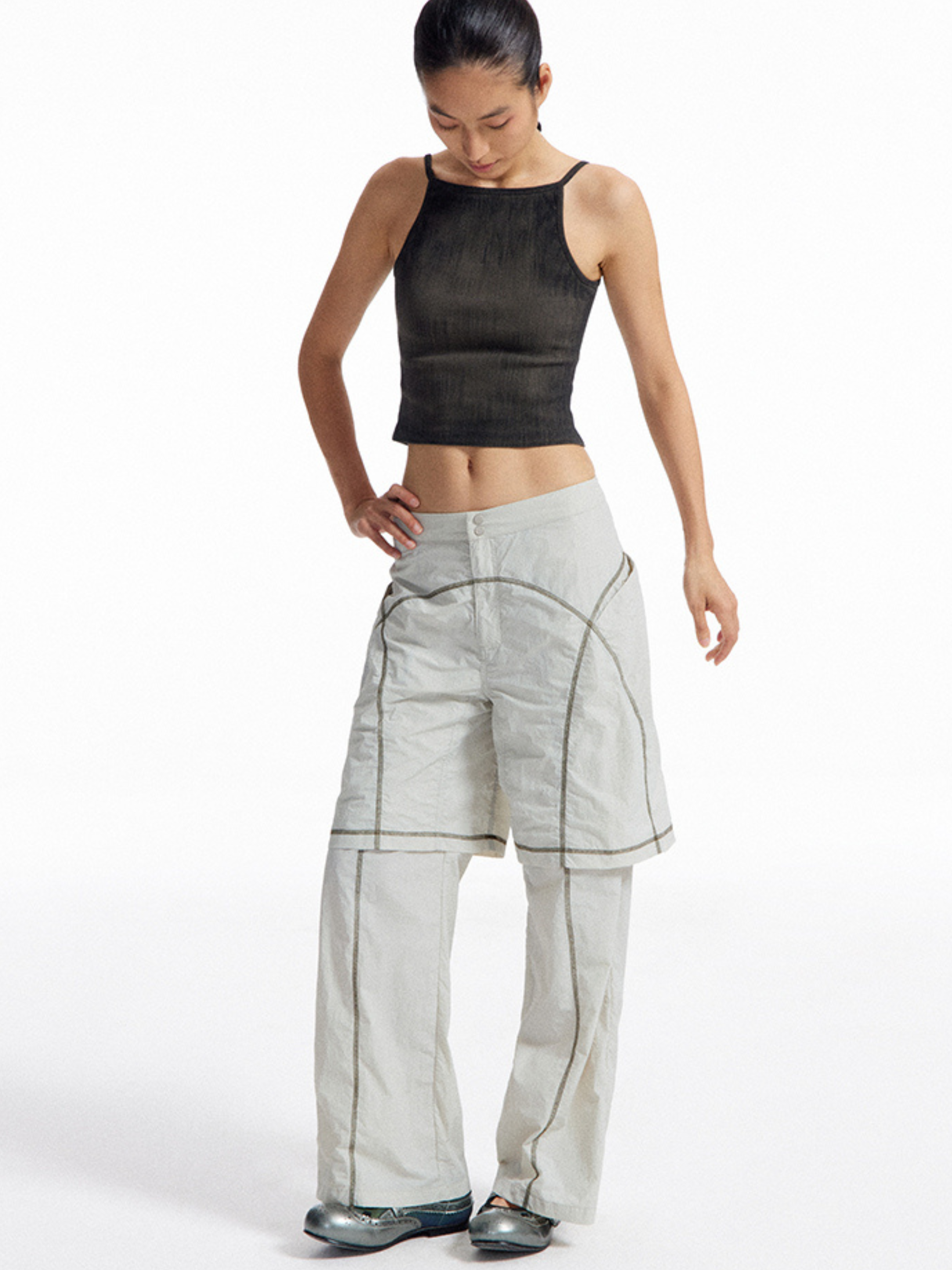 ThornField - Women‘s Double-Layered Tennis Straight-Leg Pants