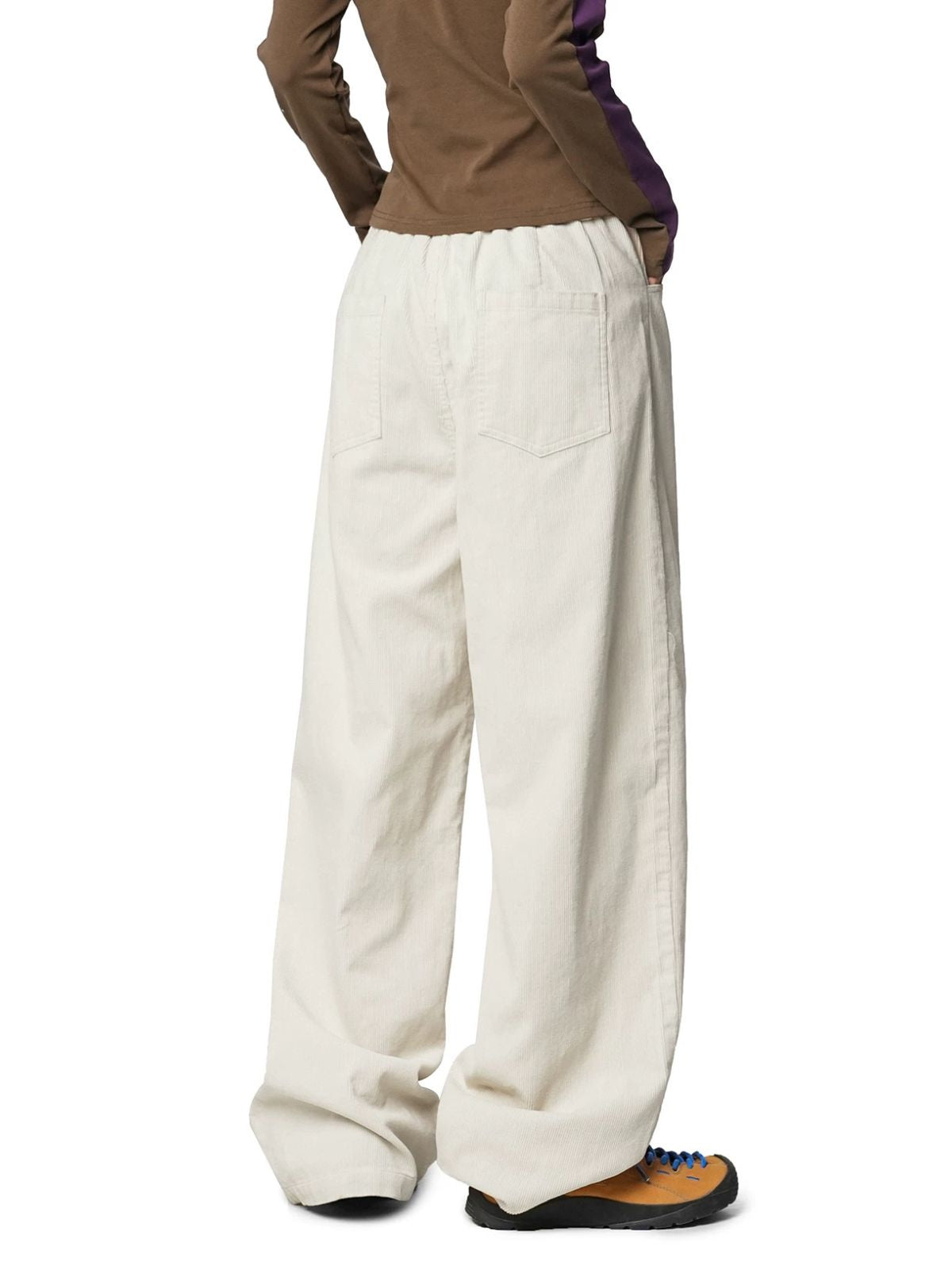 Foresttrek - Unisex Cotton Corduroy Curved-Leg Wide-Leg Pants