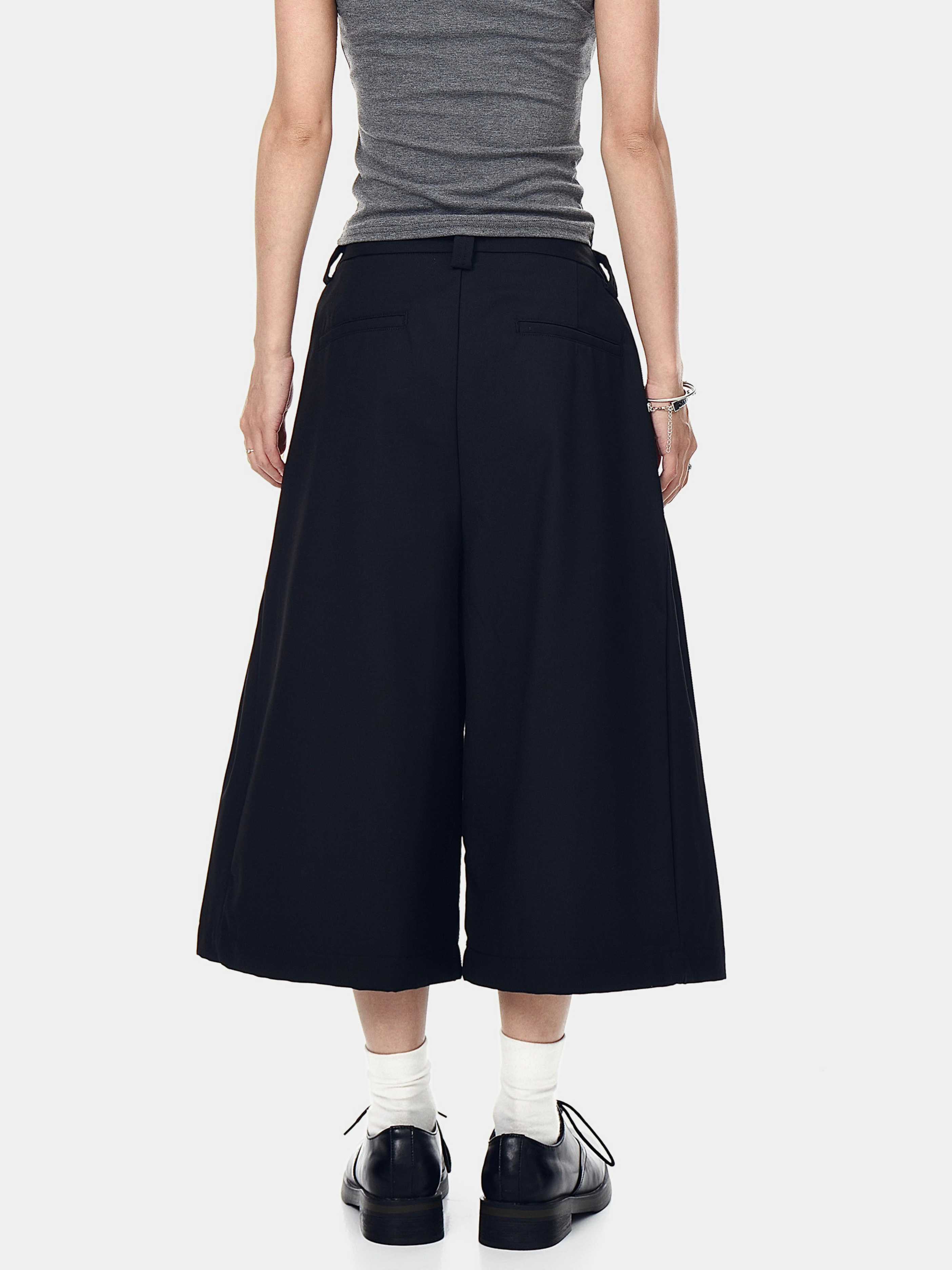 Thunderbark - Women's Wrinkle-Resistant Wide-Leg Cropped Pants