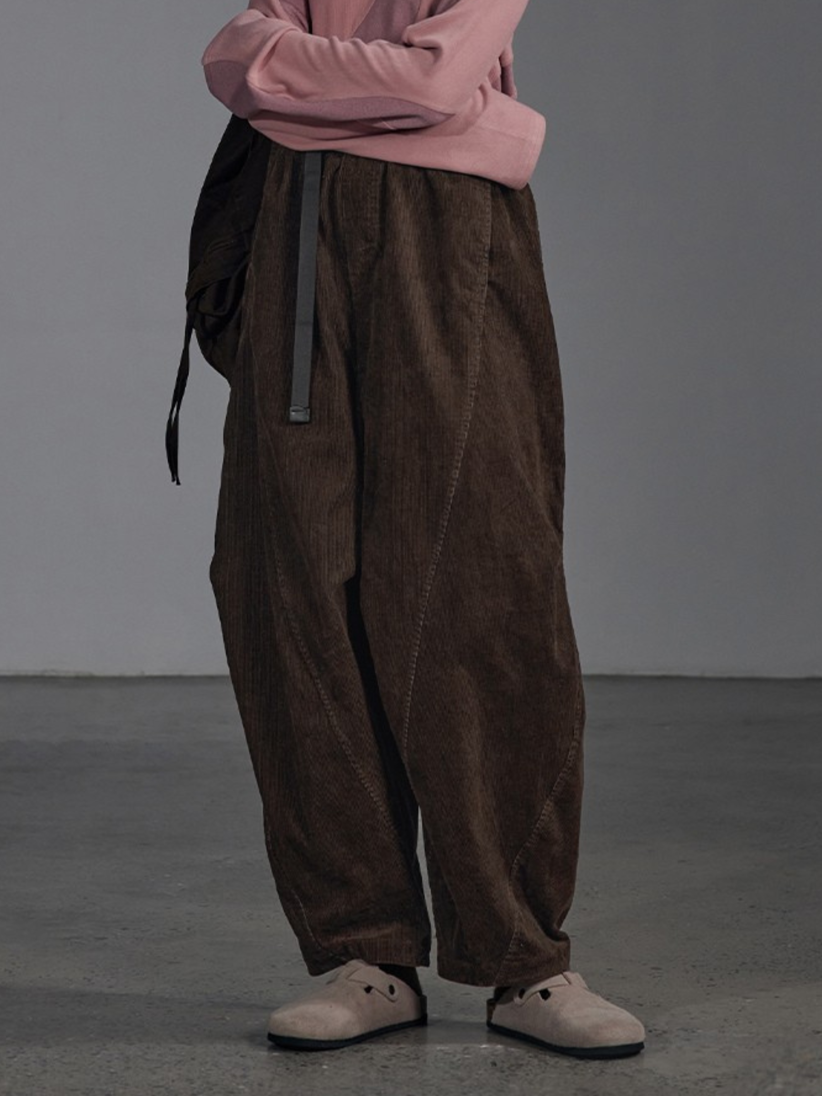 Ashcliff - Women's Loose Straight-Leg Corduroy Pants