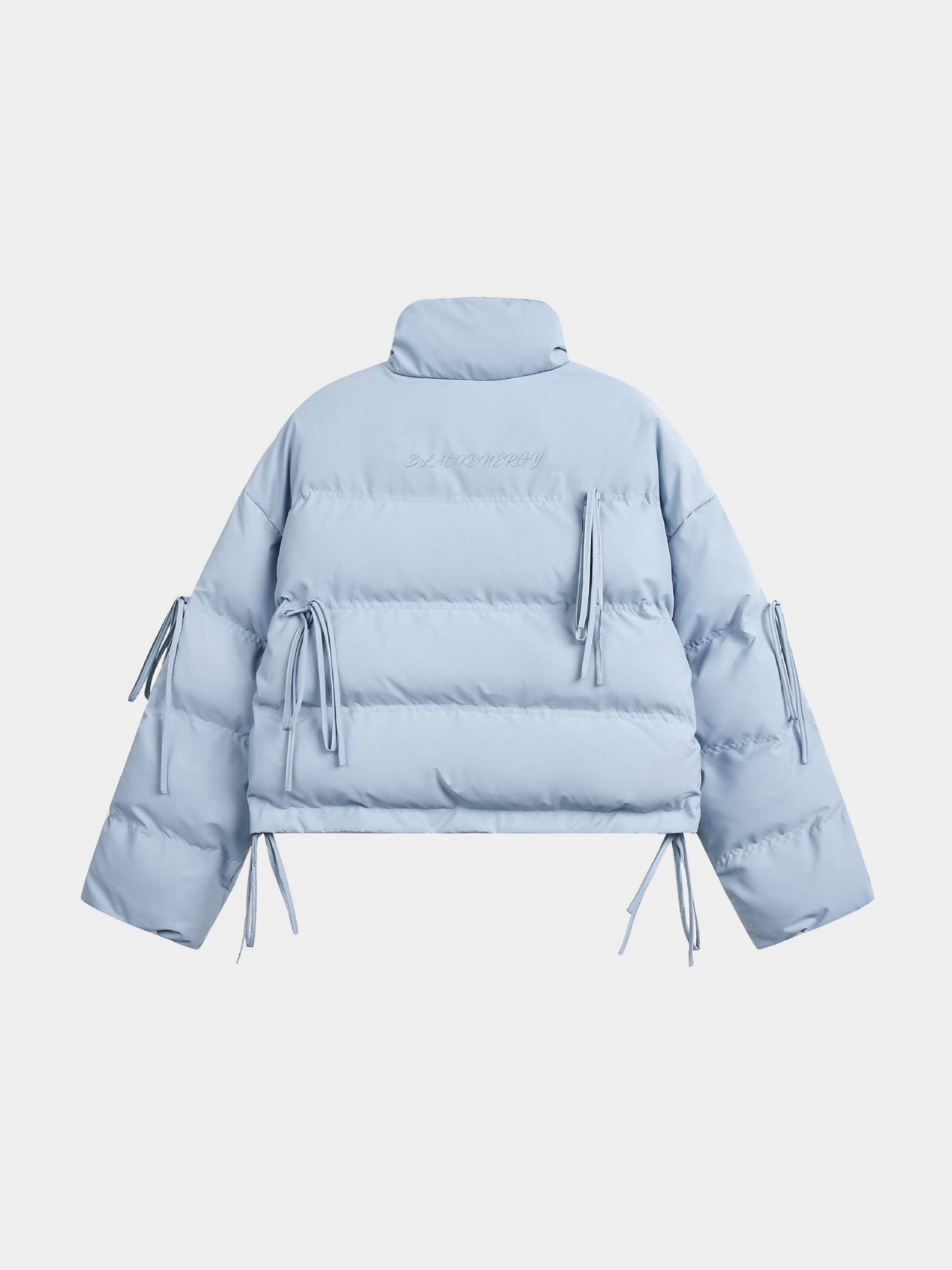 RavenMark - Women‘s Tassel Tie-Front Short Padded Jacket GONGGAR SPORTS