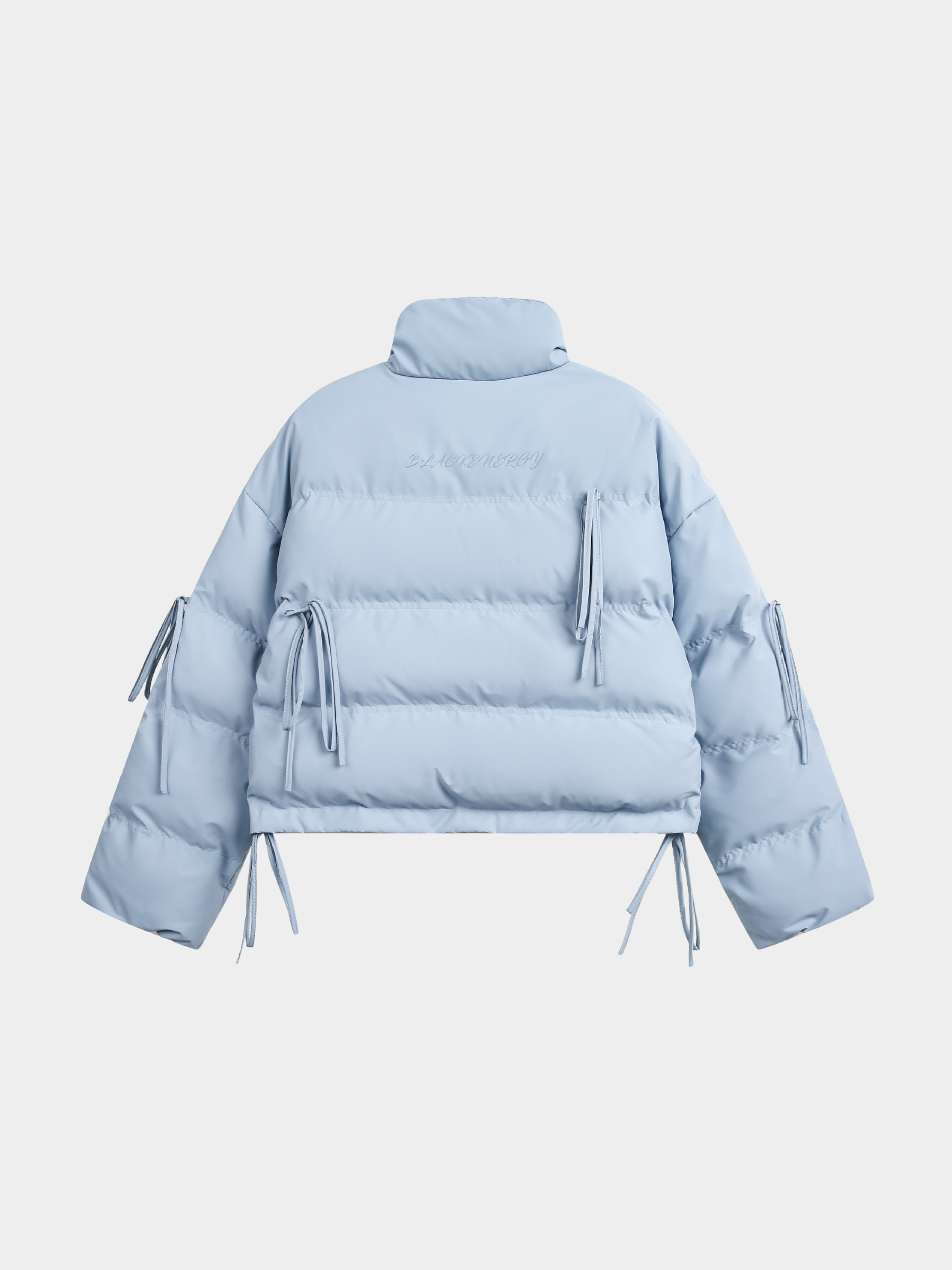 RavenMark - Women‘s Tassel Tie-Front Short Padded Jacket GONGGAR SPORTS