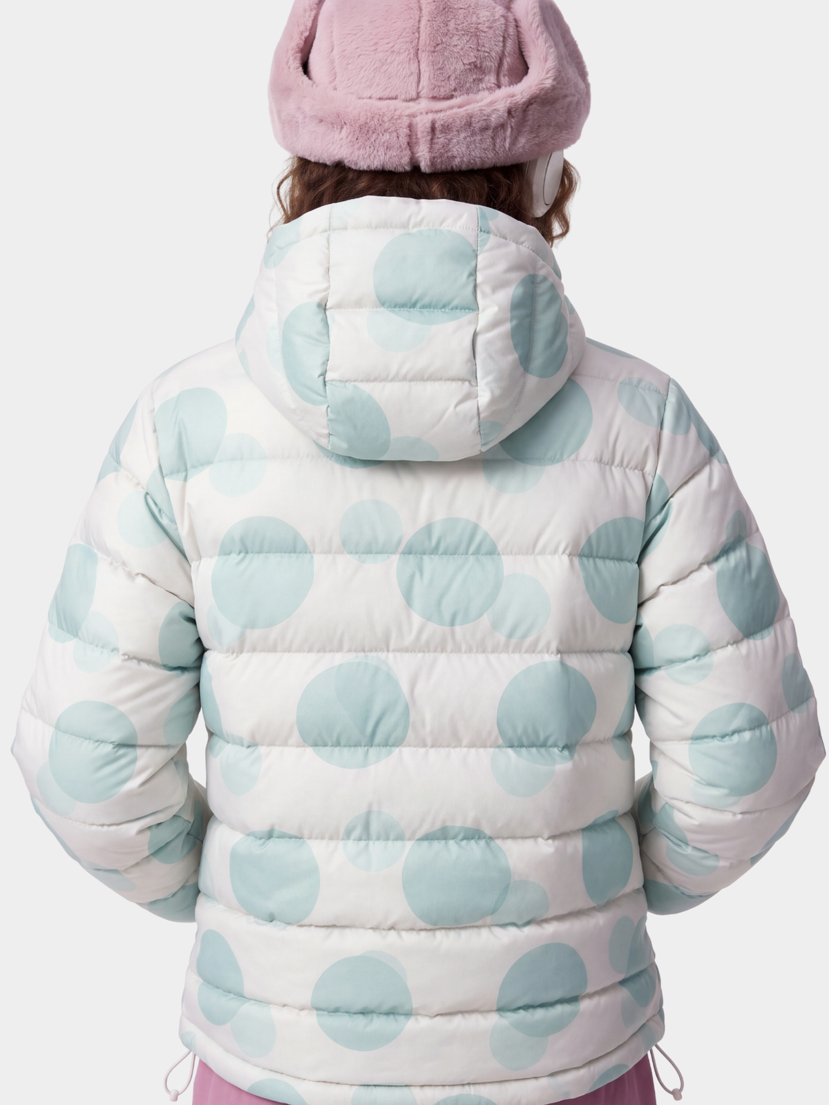 DotMist - Women's Lightweight Water-Repellent 90% White Duck Down Jacket