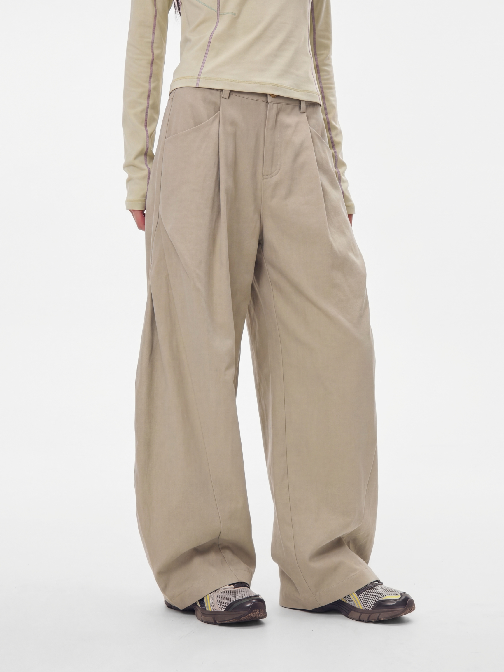 Fieldrest - Women's Side-Pleated Curved-Leg Pants