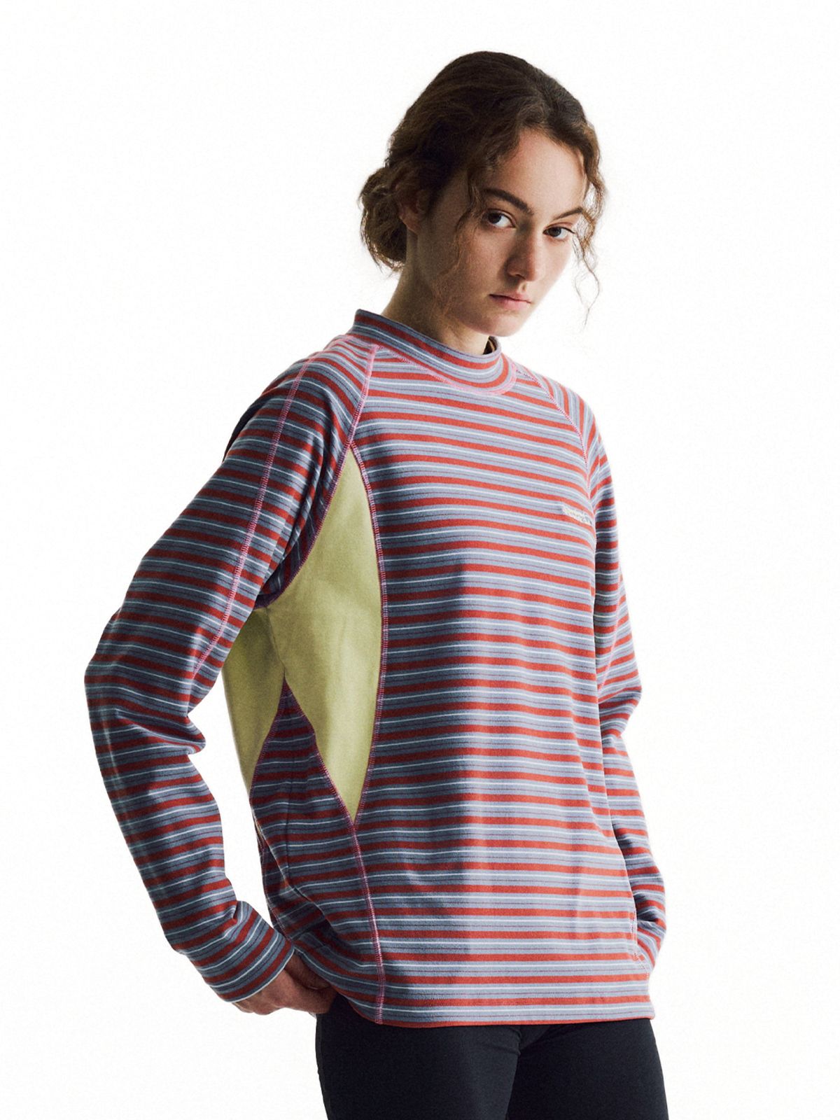 Hallowfall - Breathable Colorblock Striped Thermal Long Sleeve