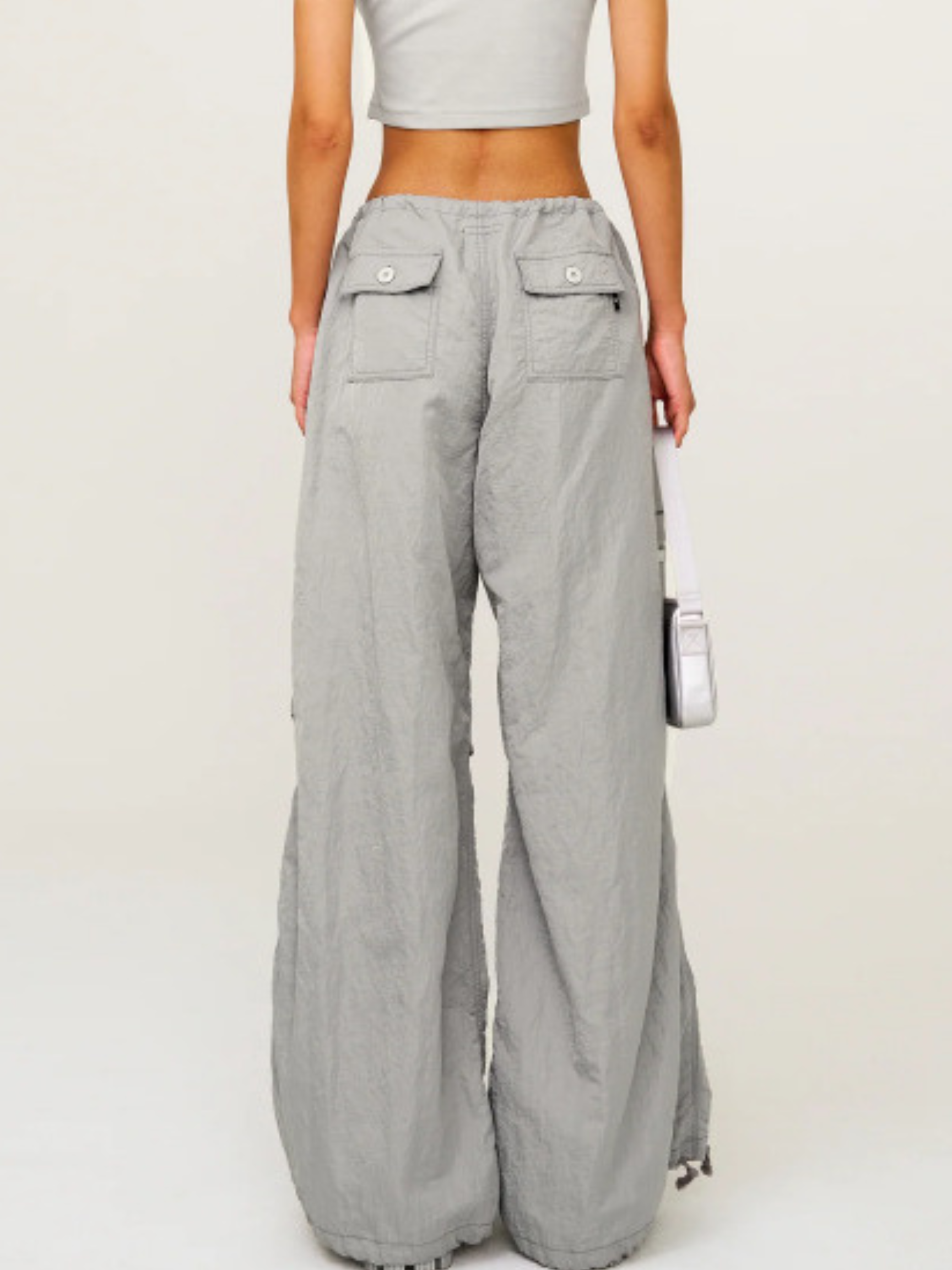 WolfStep - Women's Drawstring Wide-Leg Sports Pants