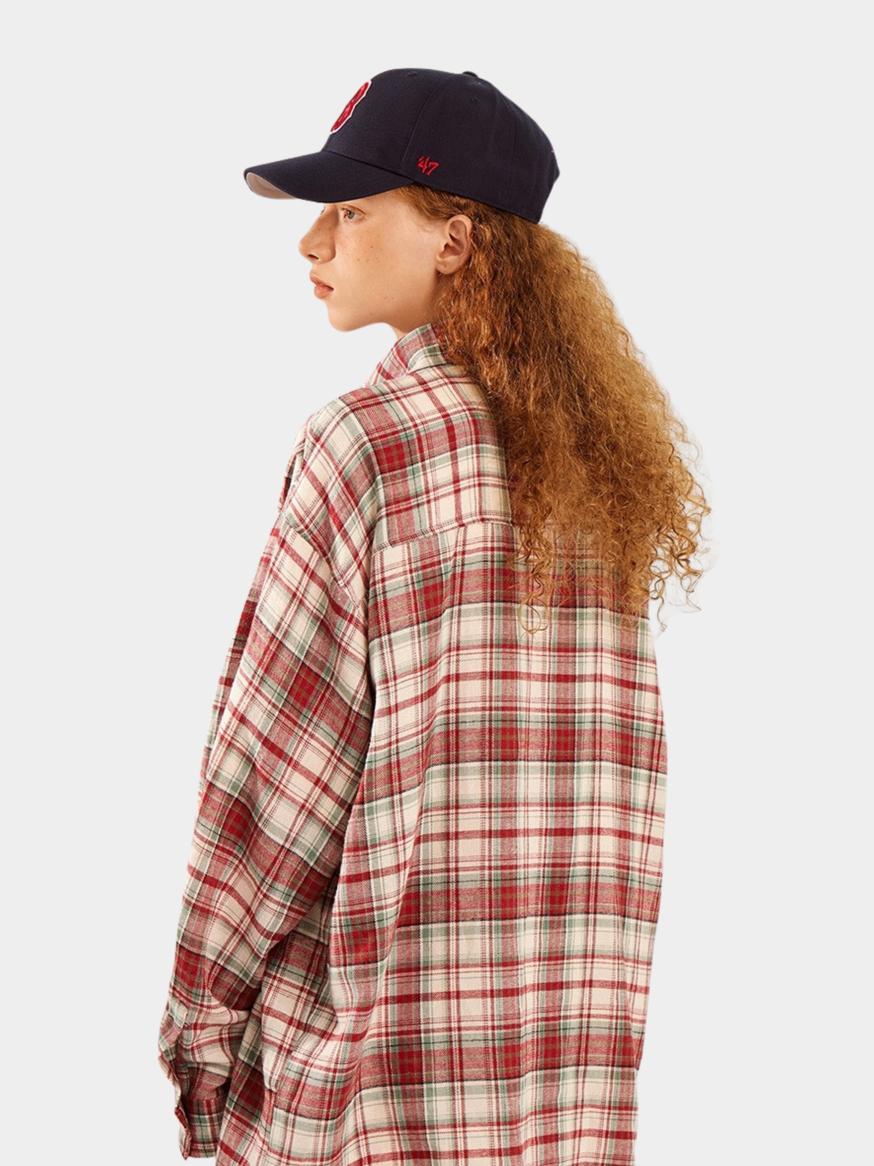 Ironmist - Unisex Brushed Plaid Long Sleeve Shirt
