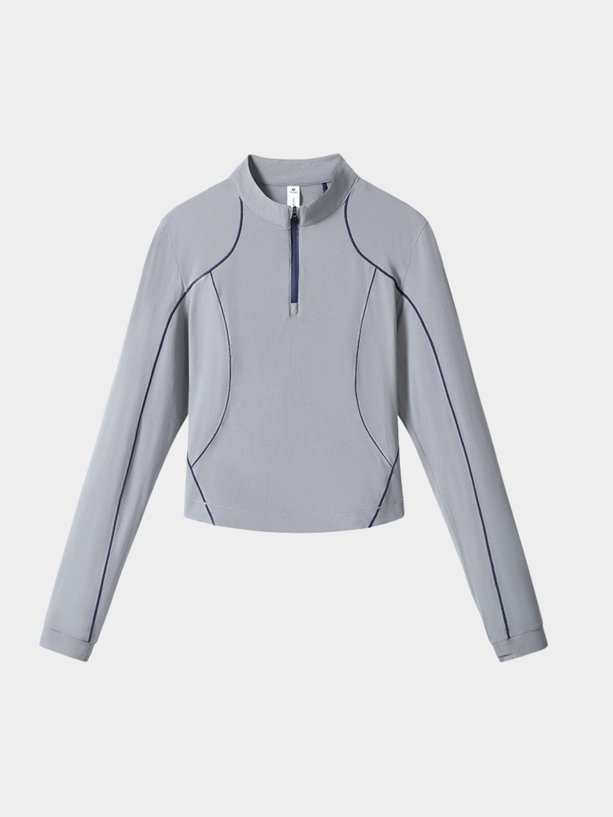 Frostthorn - Women's Half-Zip Mock Neck Yoga & Training Long Sleeve Tee