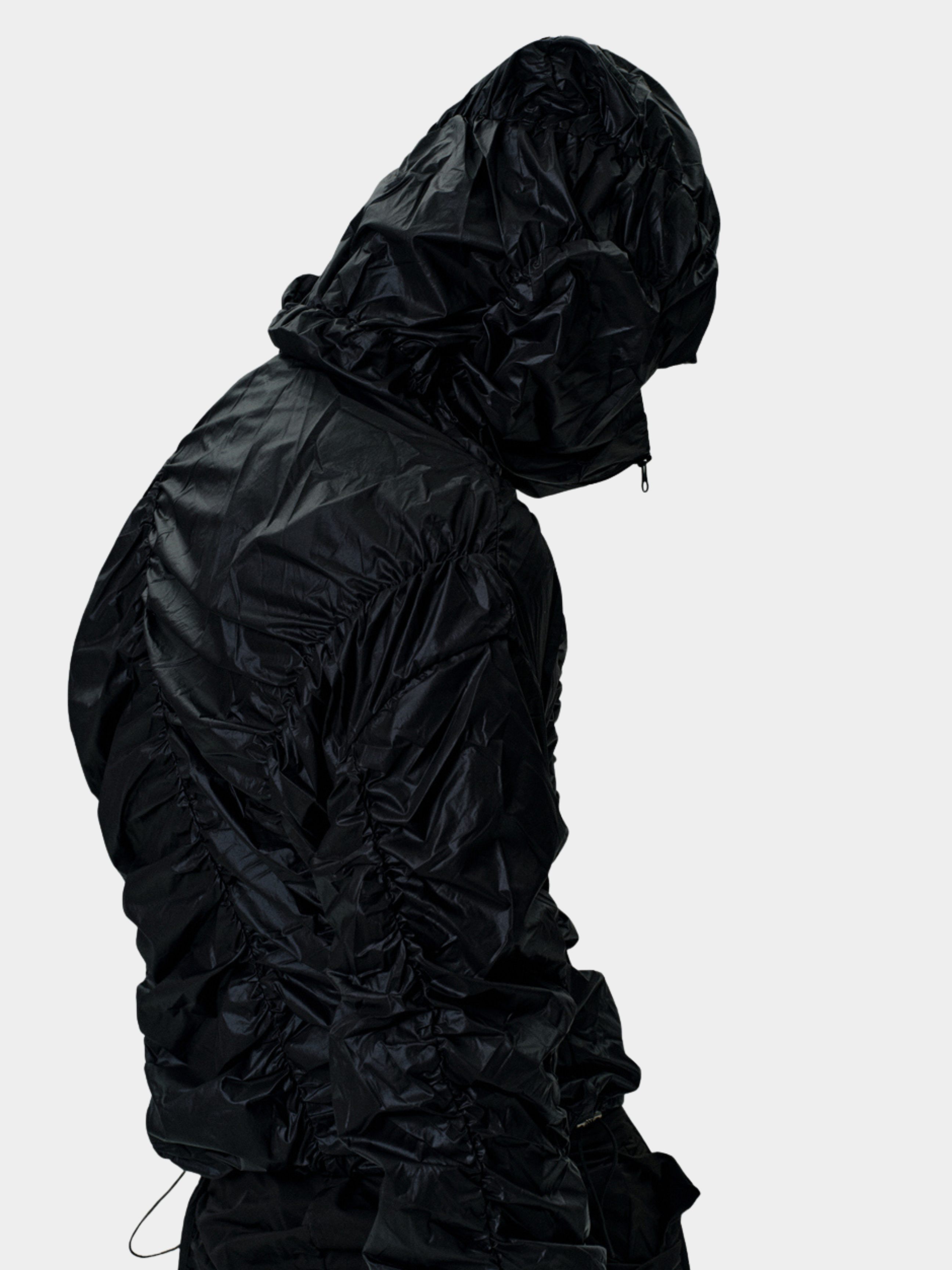 CampBox - Men's Wrinkled Hooded Lightweight Jacket GONGGAR SPORTS