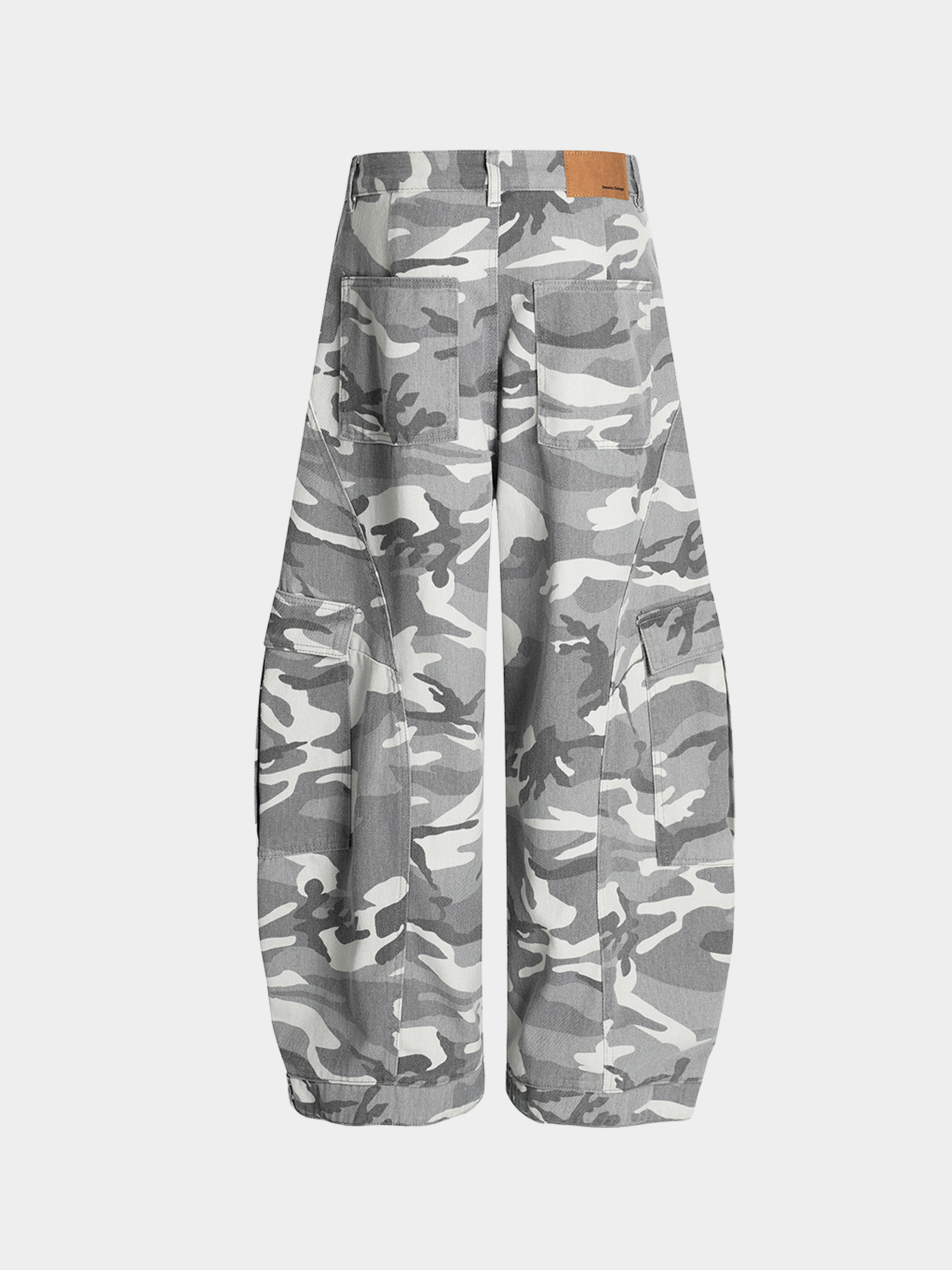 TentClip - Men's Camo Flare Denim Pants GONGGAR SPORTS