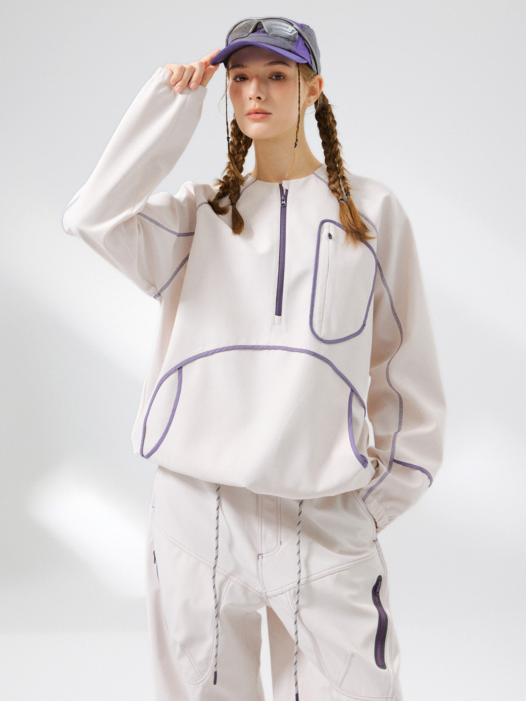 Feather - Functional Wind-Resistant Water-Repellent Pullover Jacket