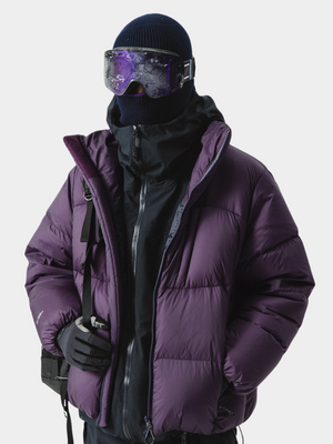 CougarStep - 95% White Goose Down Triple-Protection Stand Collar Jacket