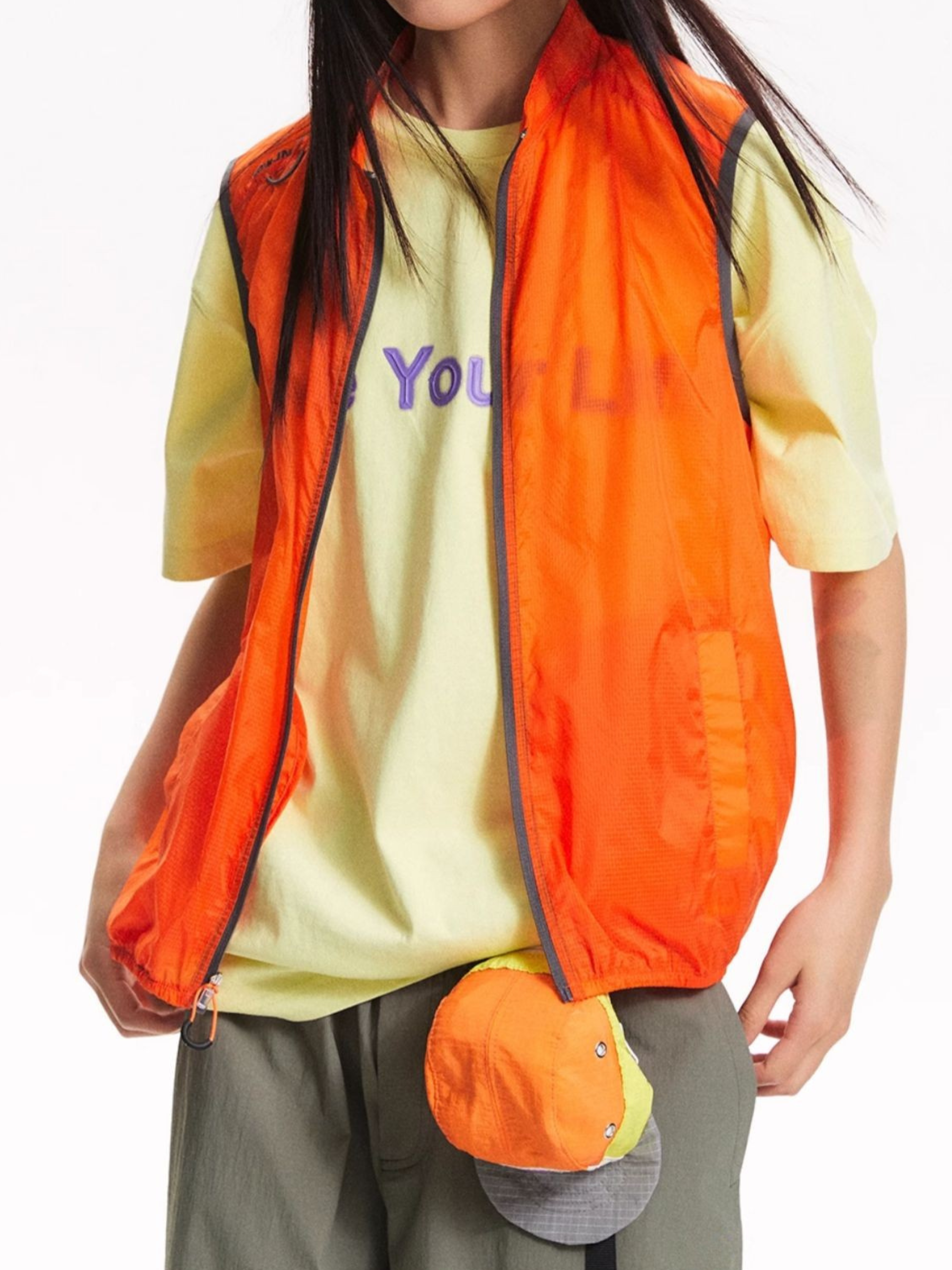 Nightshade - Nylon Checkered Cap-Shaped Clip Bag