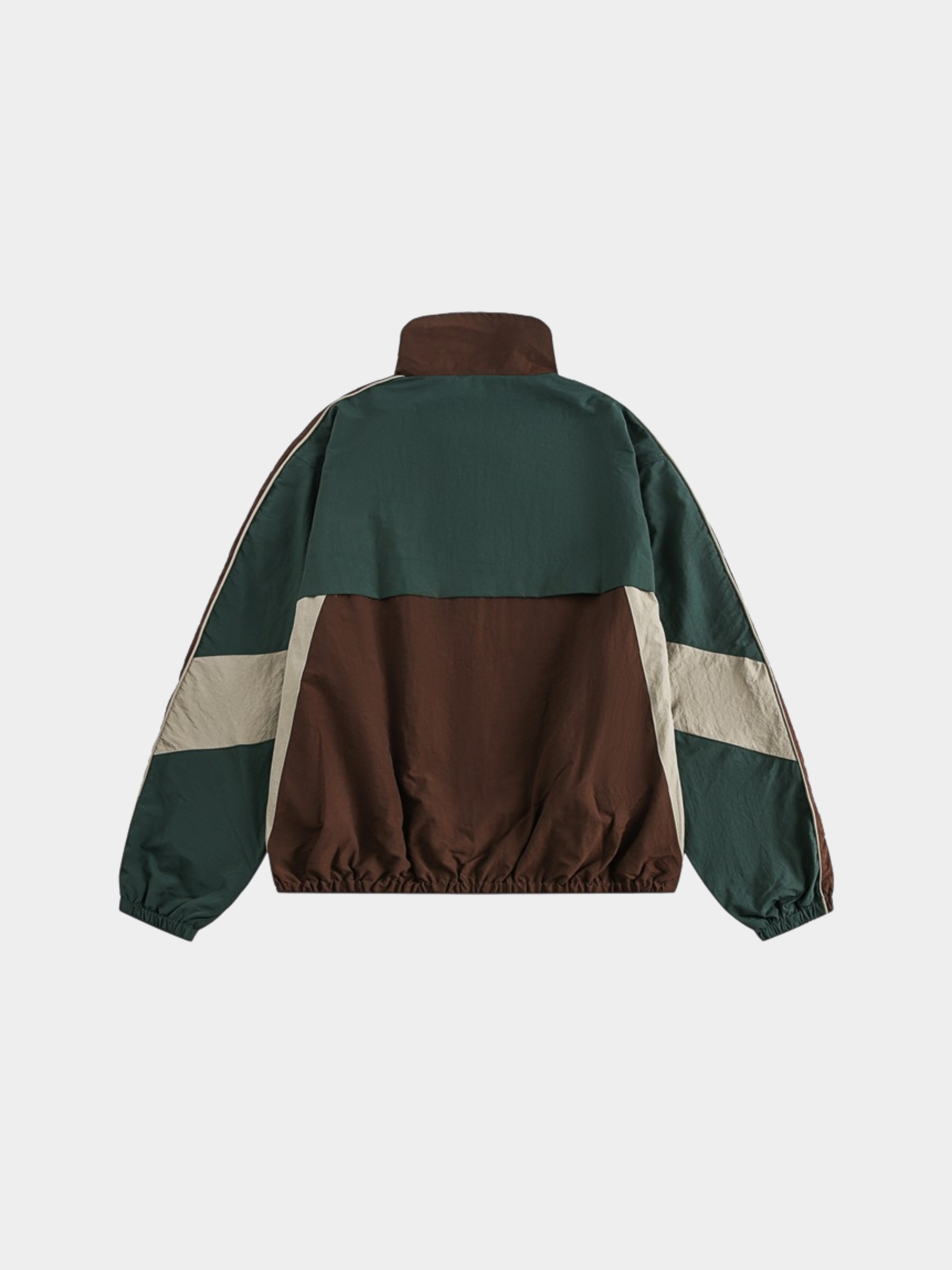 EcoFlask - Men's Retro Colorblock Stand Collar Jacket GONGGAR SPORTS