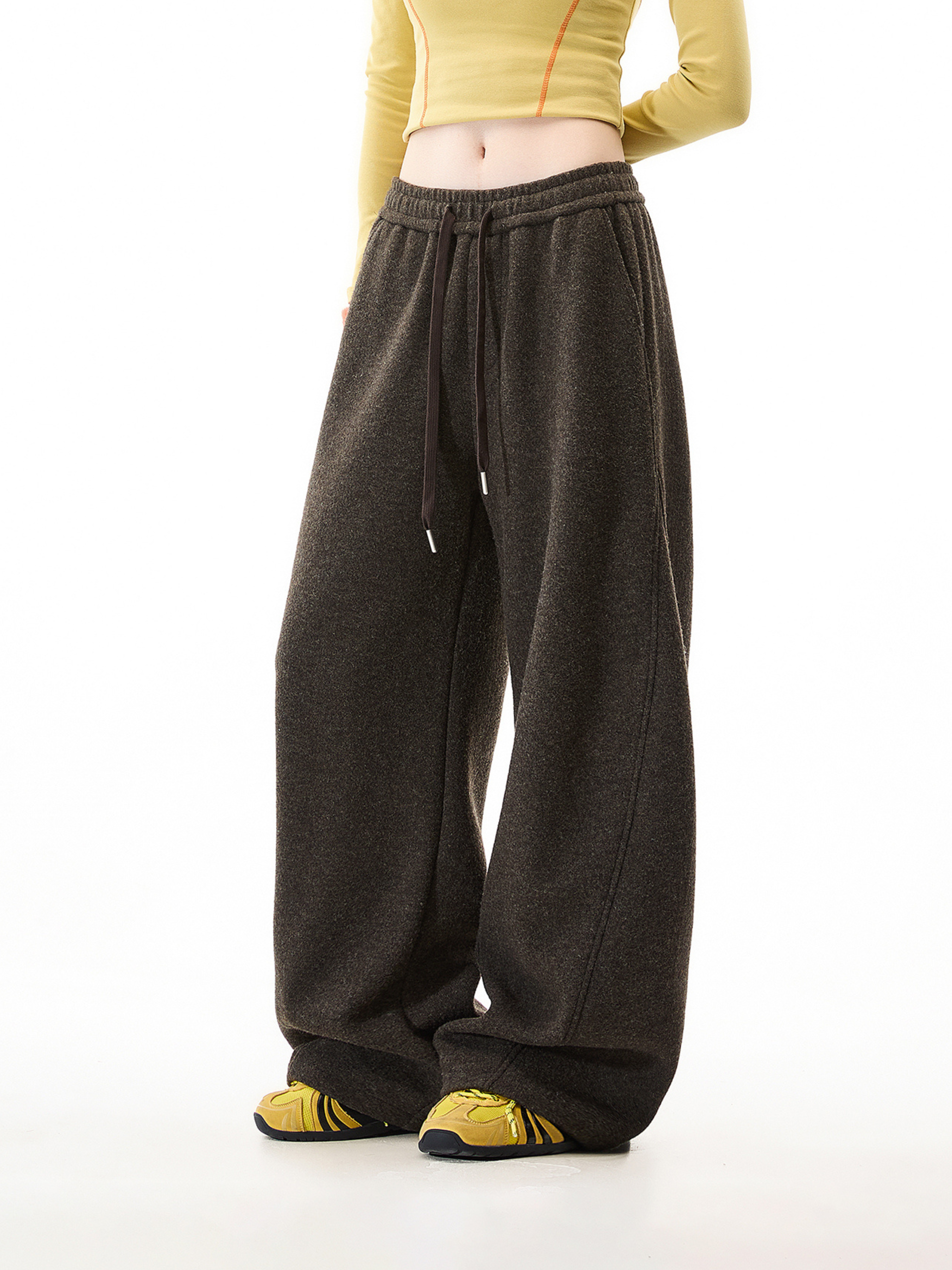 Quell - Women's Wool-Blend Heavy Drape Relaxed Pants