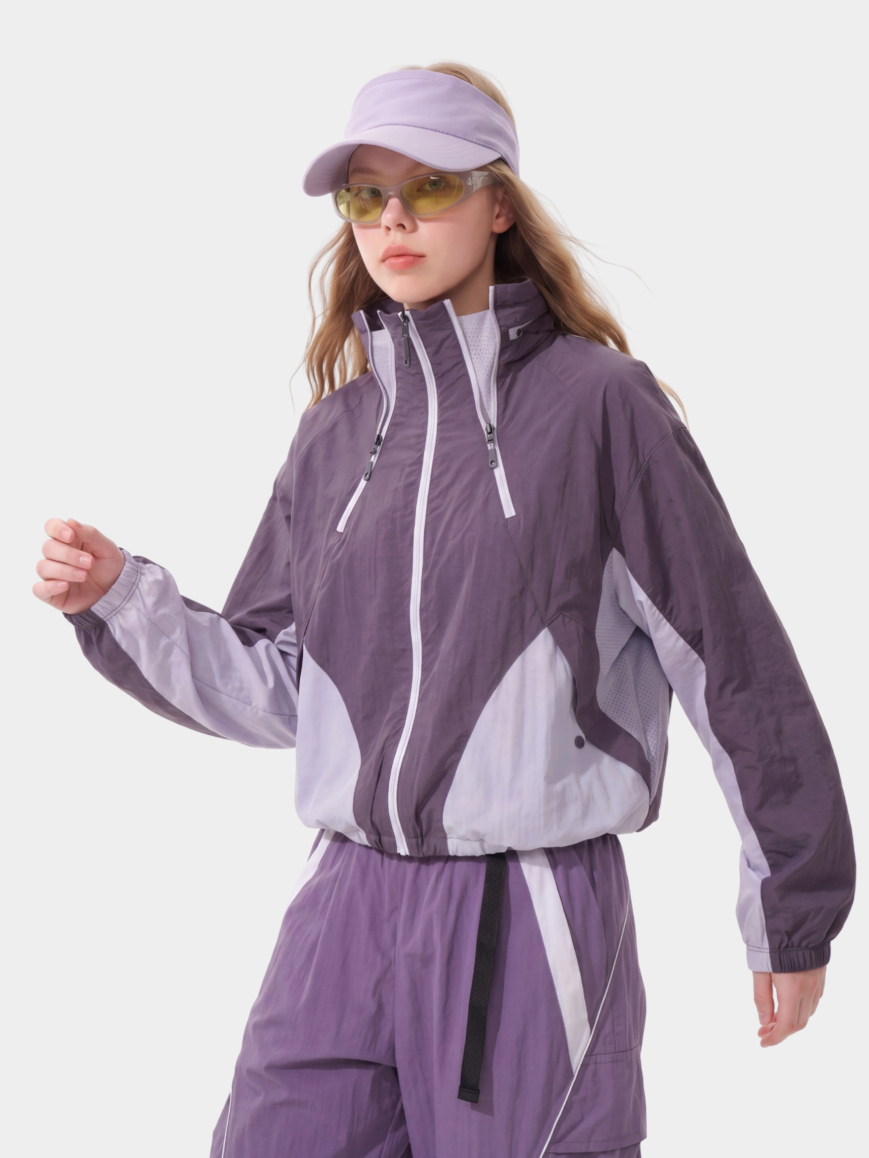 WideSkies - Women's UPF50+ Perforated Breathable Sun Protection Jacket