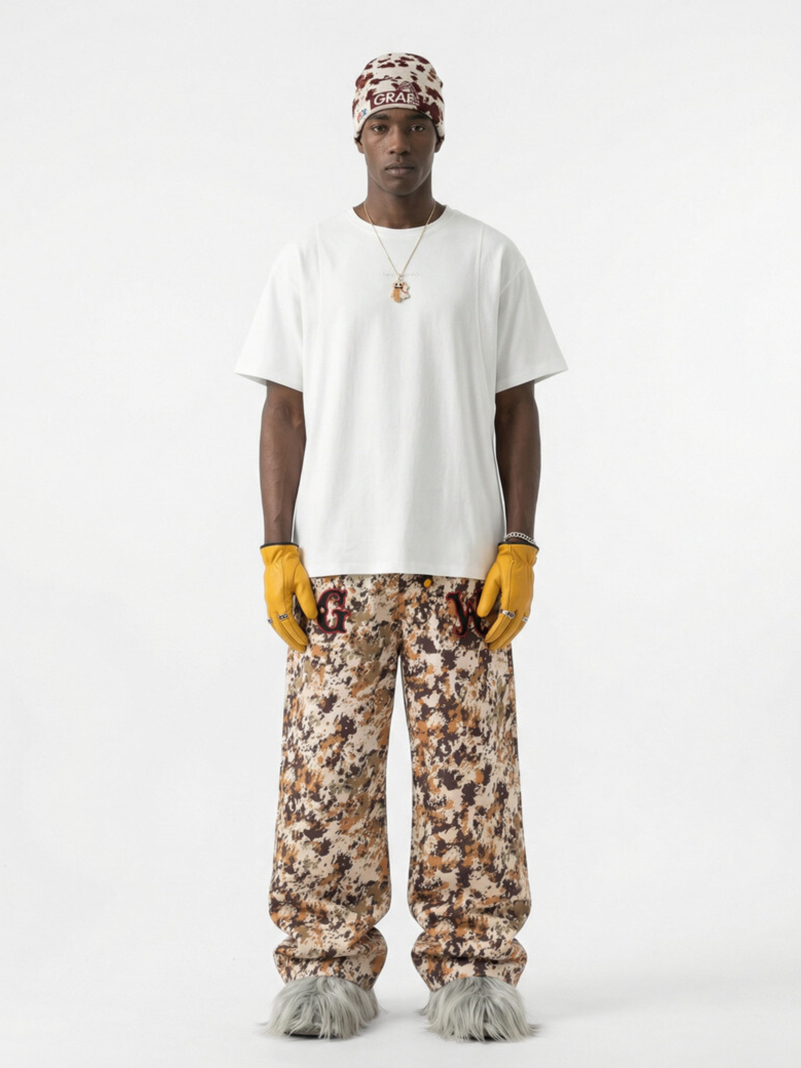 PineWind - Unisex Breathable Cotton Letter Print T-Shirts