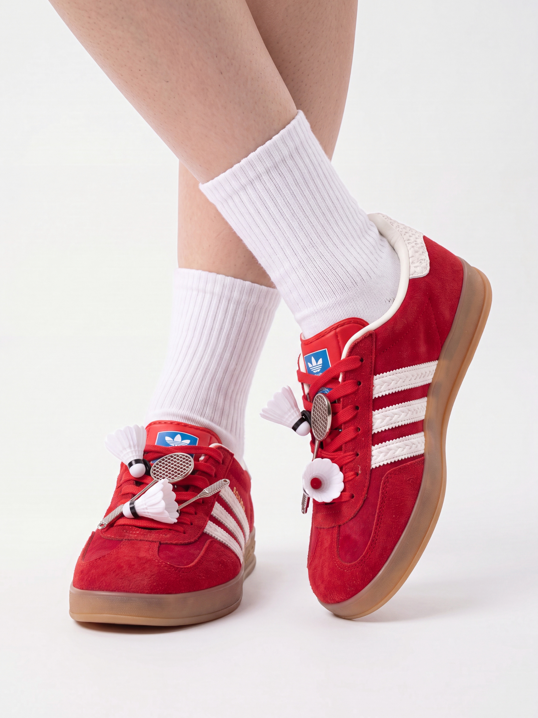 SculptSway - 3D Badminton Shuttlecock Shoelace Charm