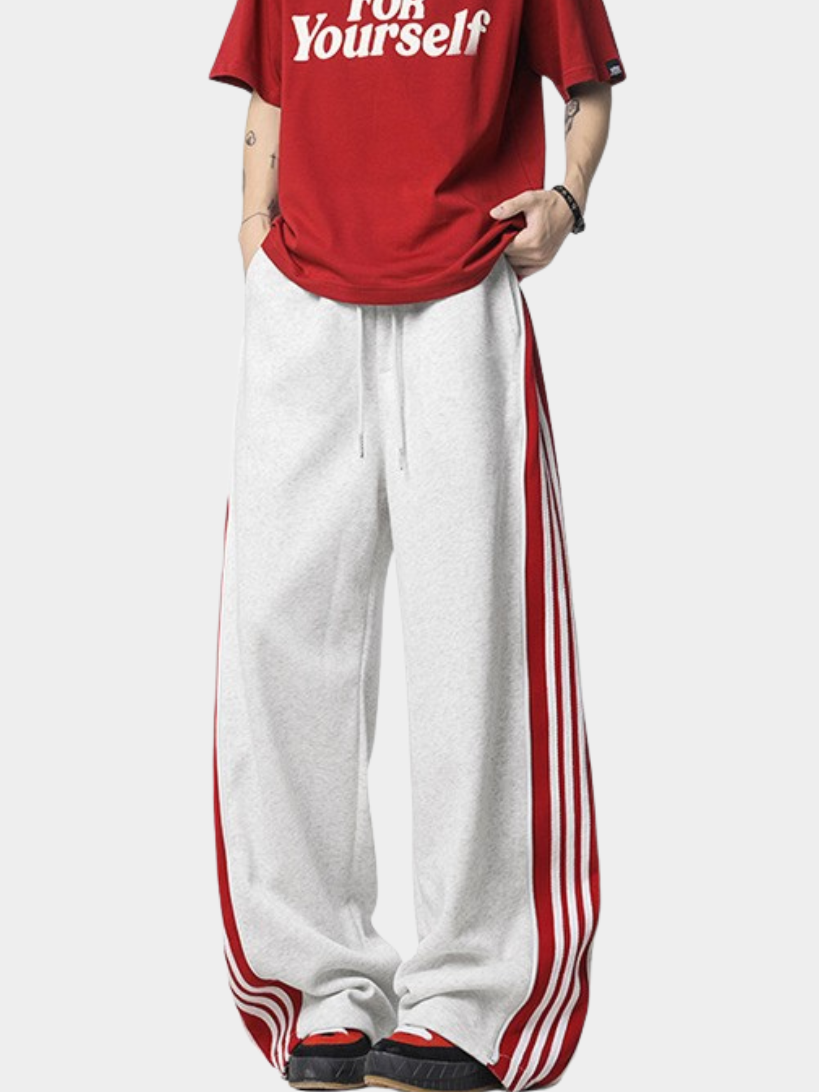 DryCoat - Men's Side Zipper Stripe Jogger Pants