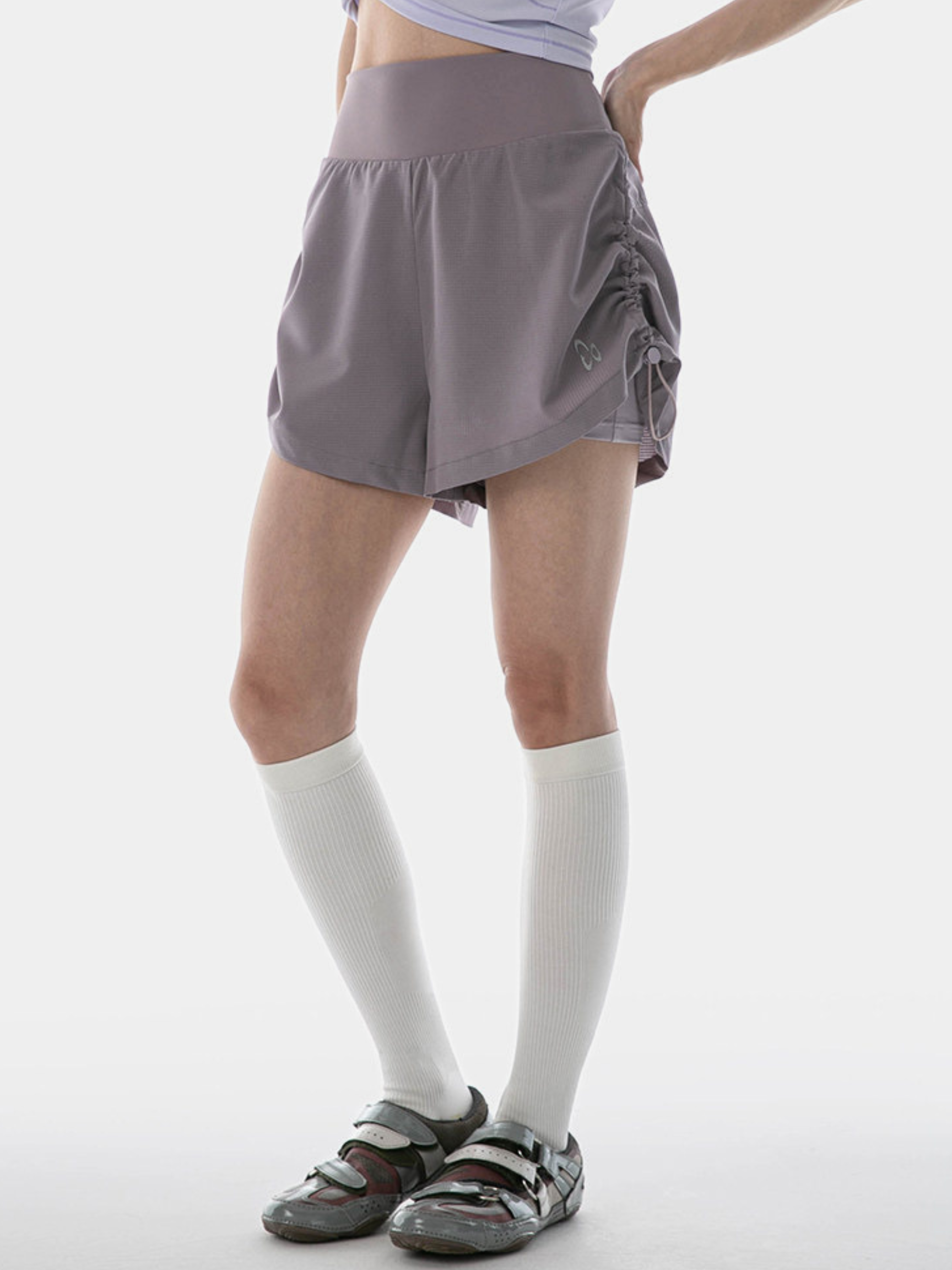 TailWind - Women's High-Waisted Quick-Dry Drawstring Shorts