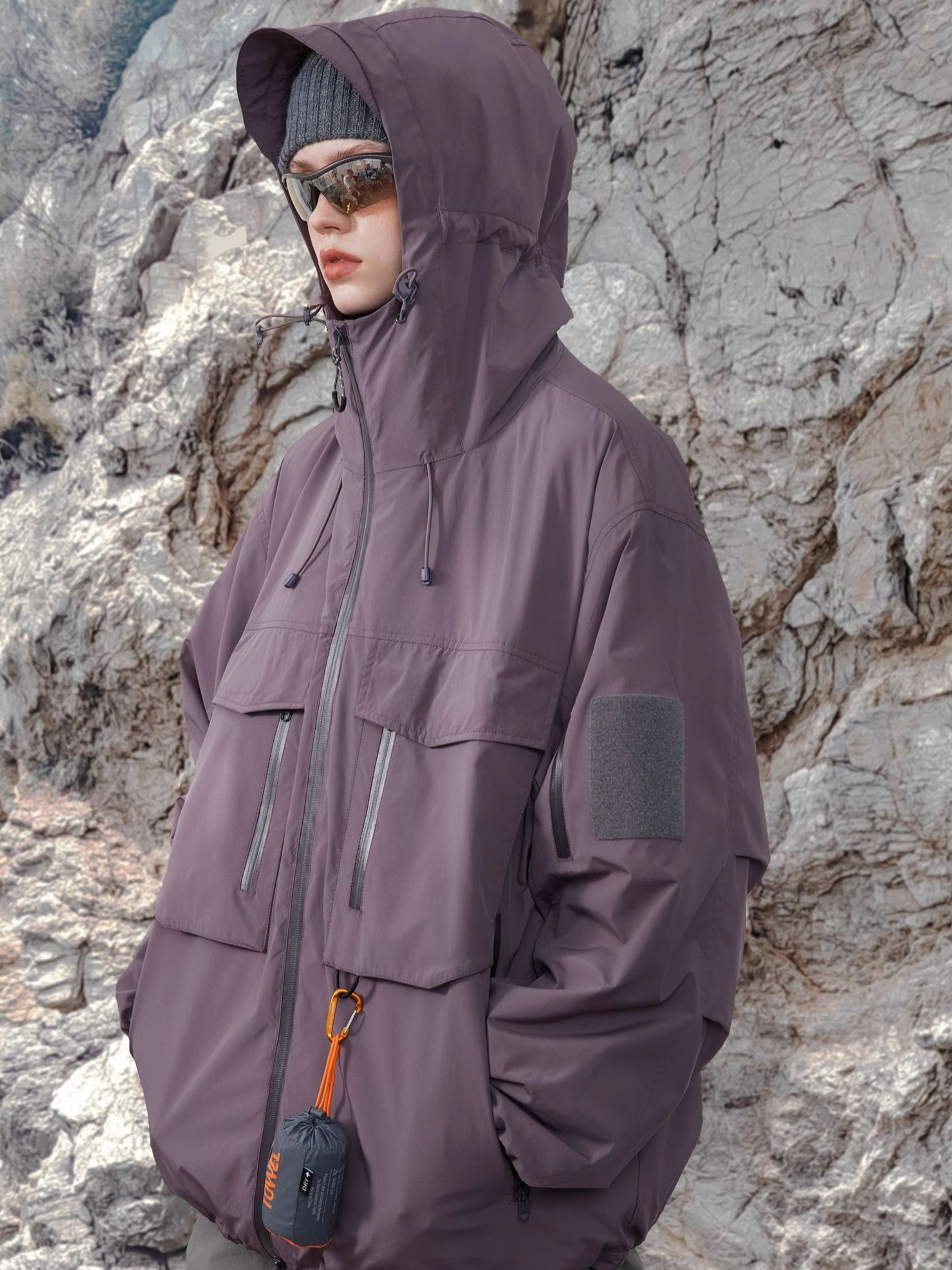 CanyonLife - Unisex Hard Shell Waterproof Outdoor Jacket