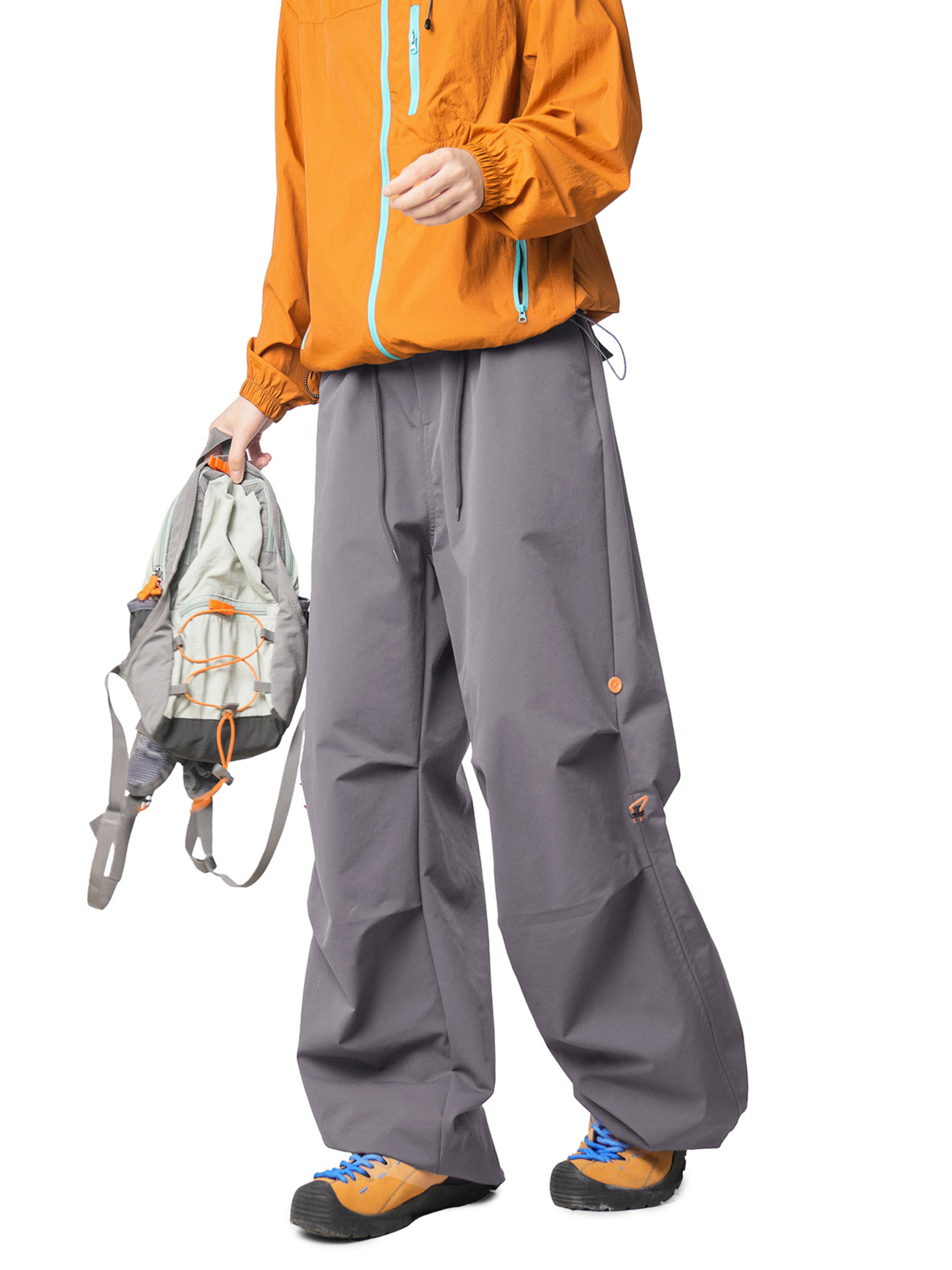 Firetrail - Women's Side Drawstring Ruched Cargo Pants