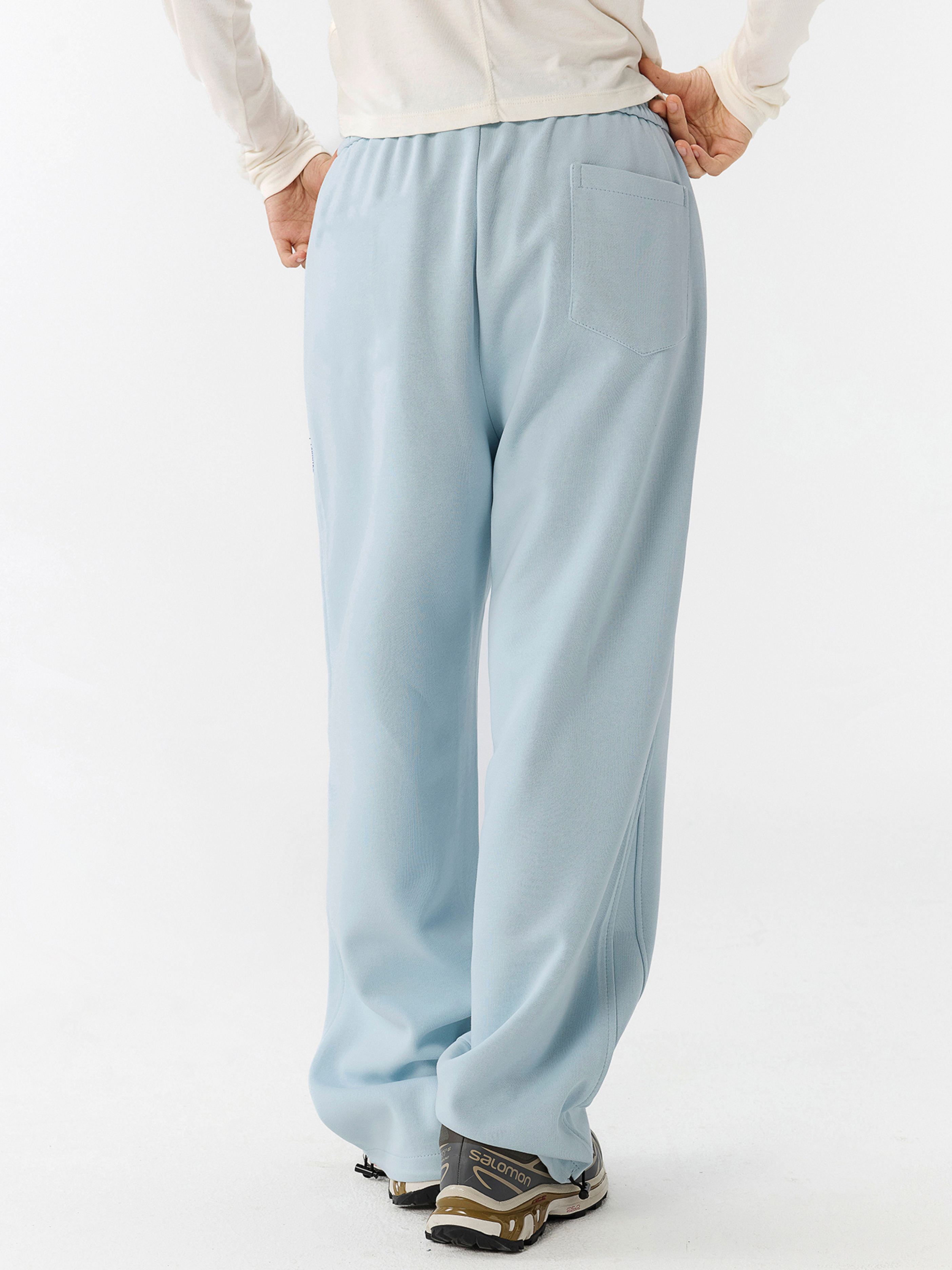 EchoEdge - Unisex Draped Wide-Leg Straight Casual Sweatpants