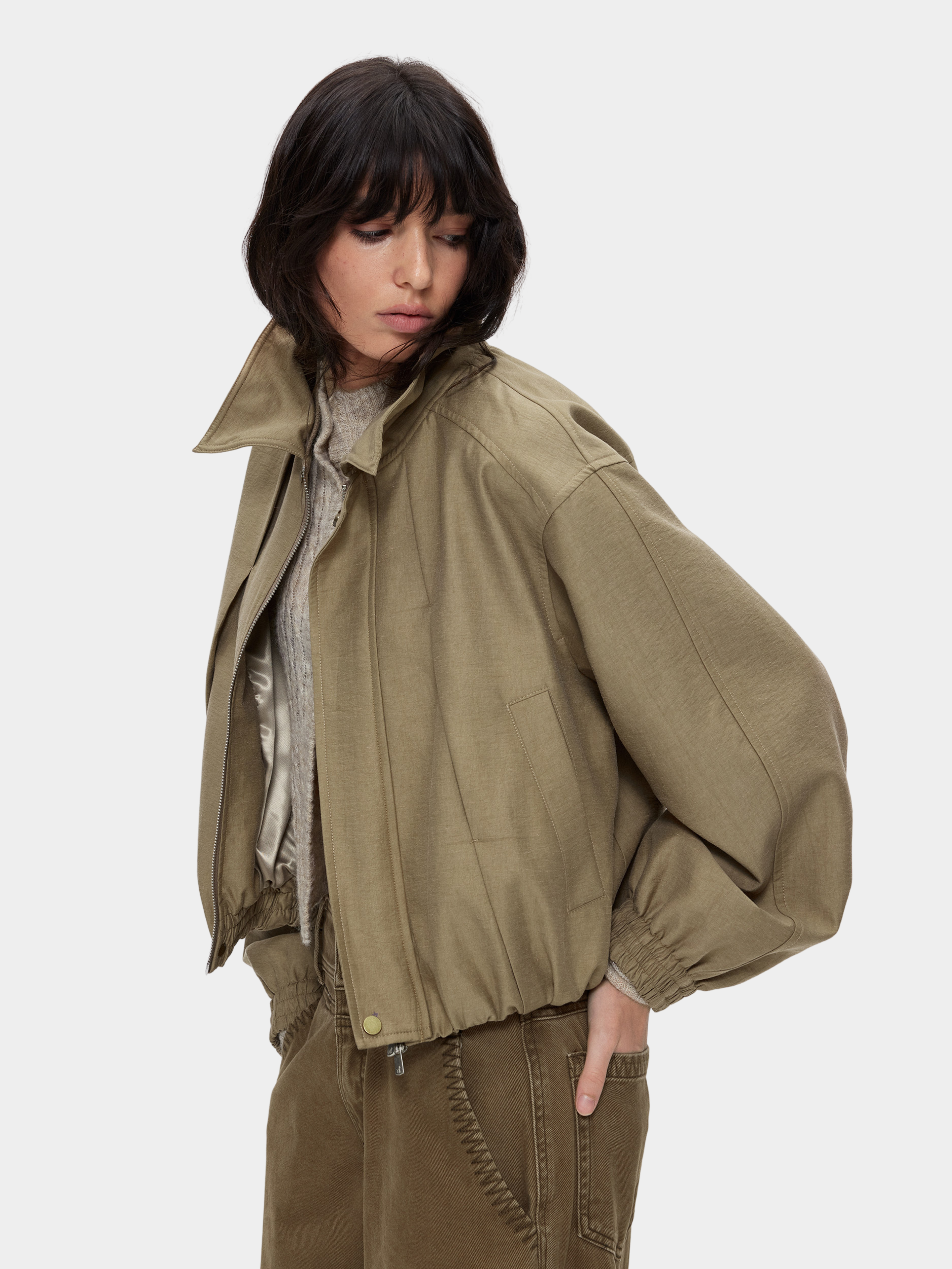 Ashflare - Women's TENCEL™ Linen Blend Structured Jacket