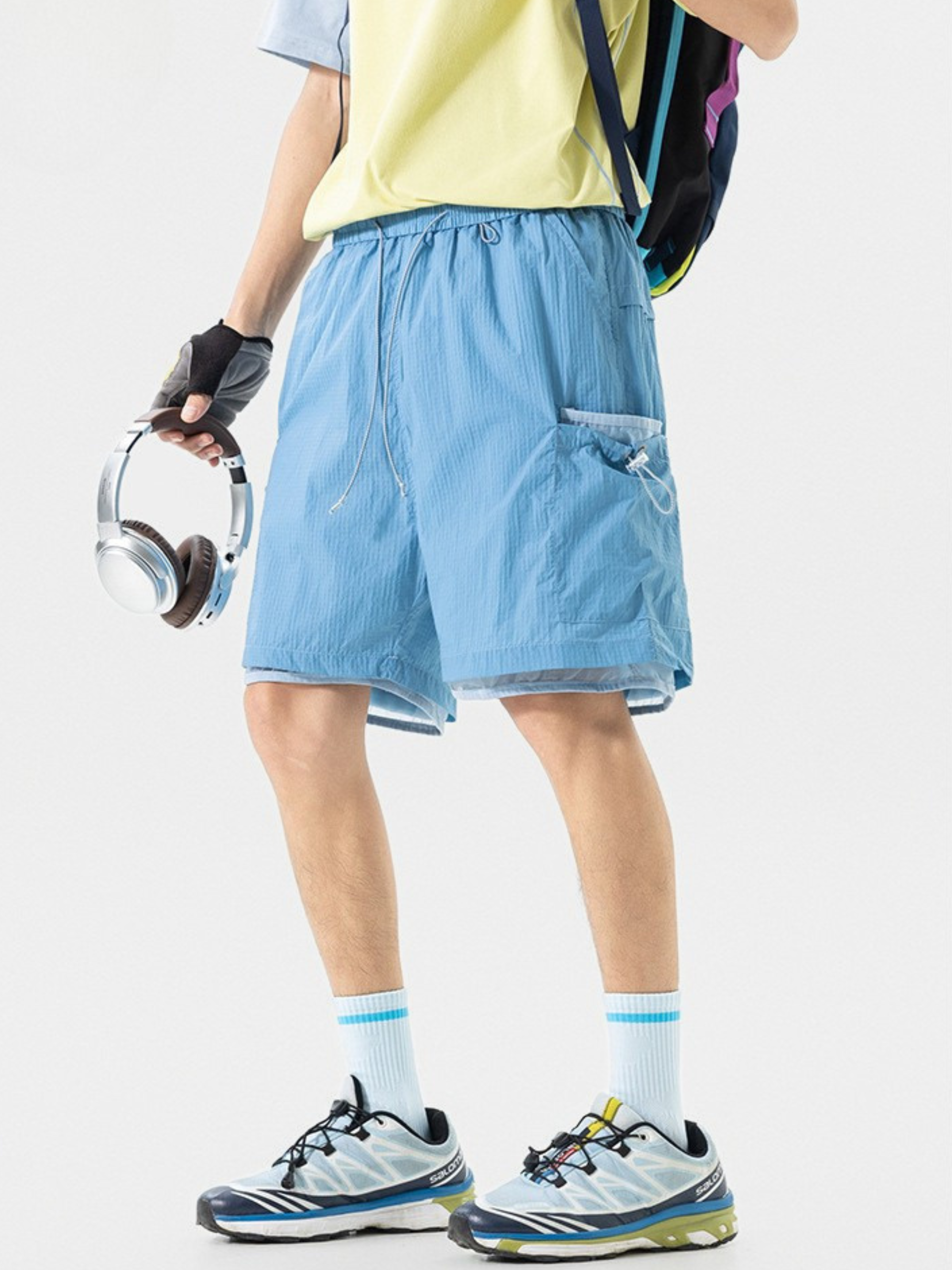 BaseNet - Men's Water-Repellent Breathable Quick-Dry Shorts