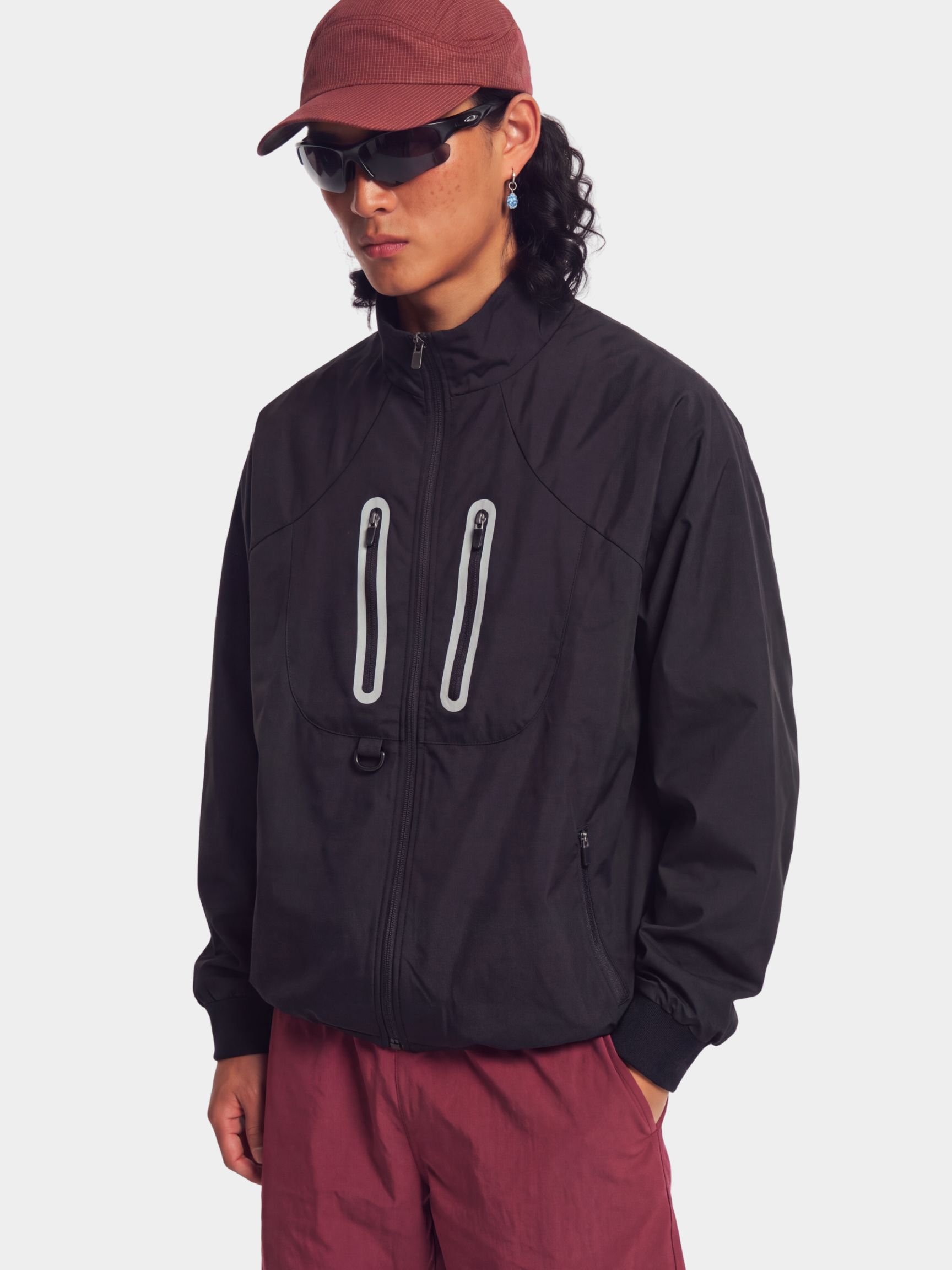 FlashSeam - Unisex Water-Repellent Color-Block Reflective Jacket