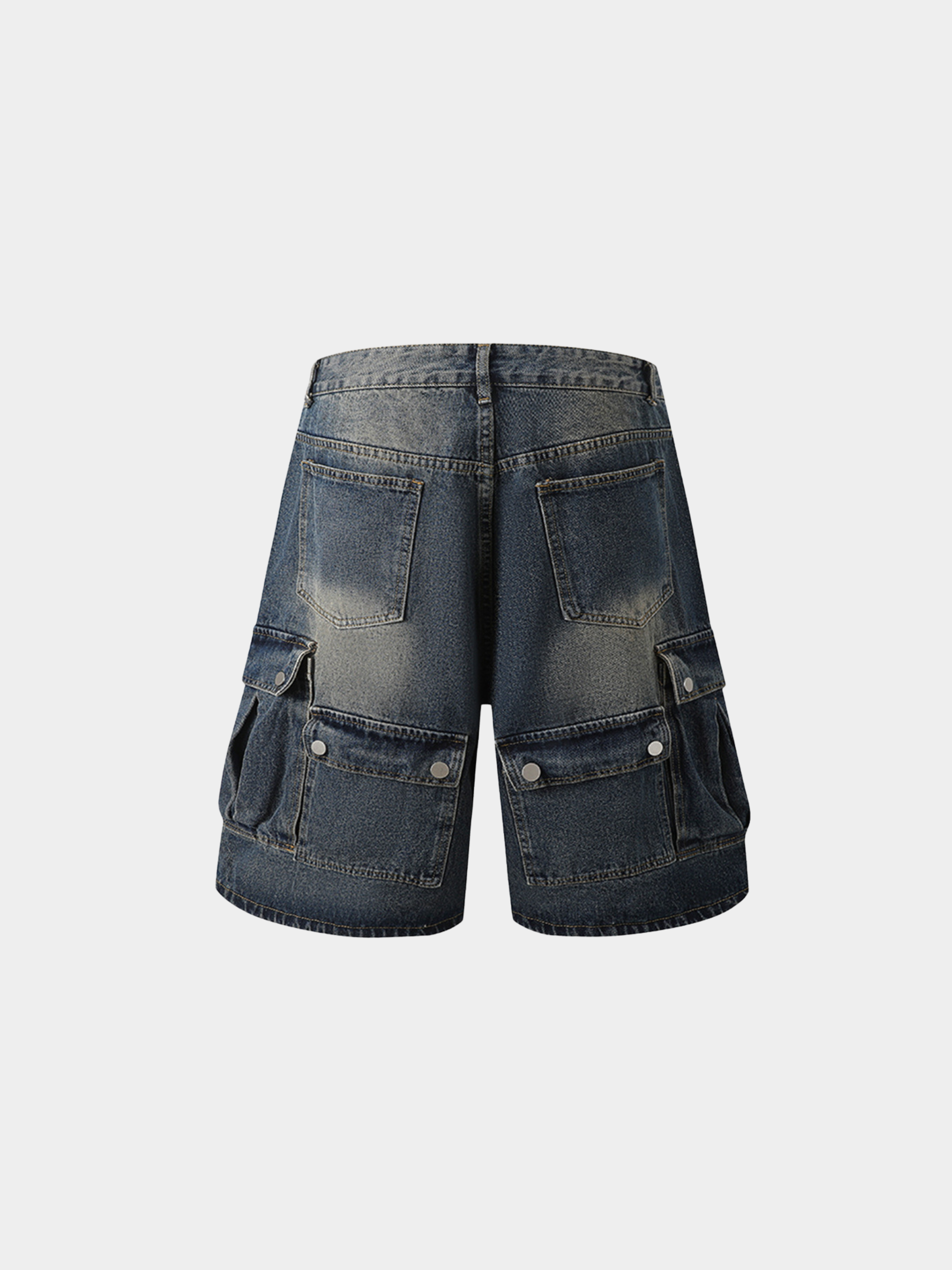 BaseStove - Men's Multi-Pocket Denim Shorts GONGGAR SPORTS