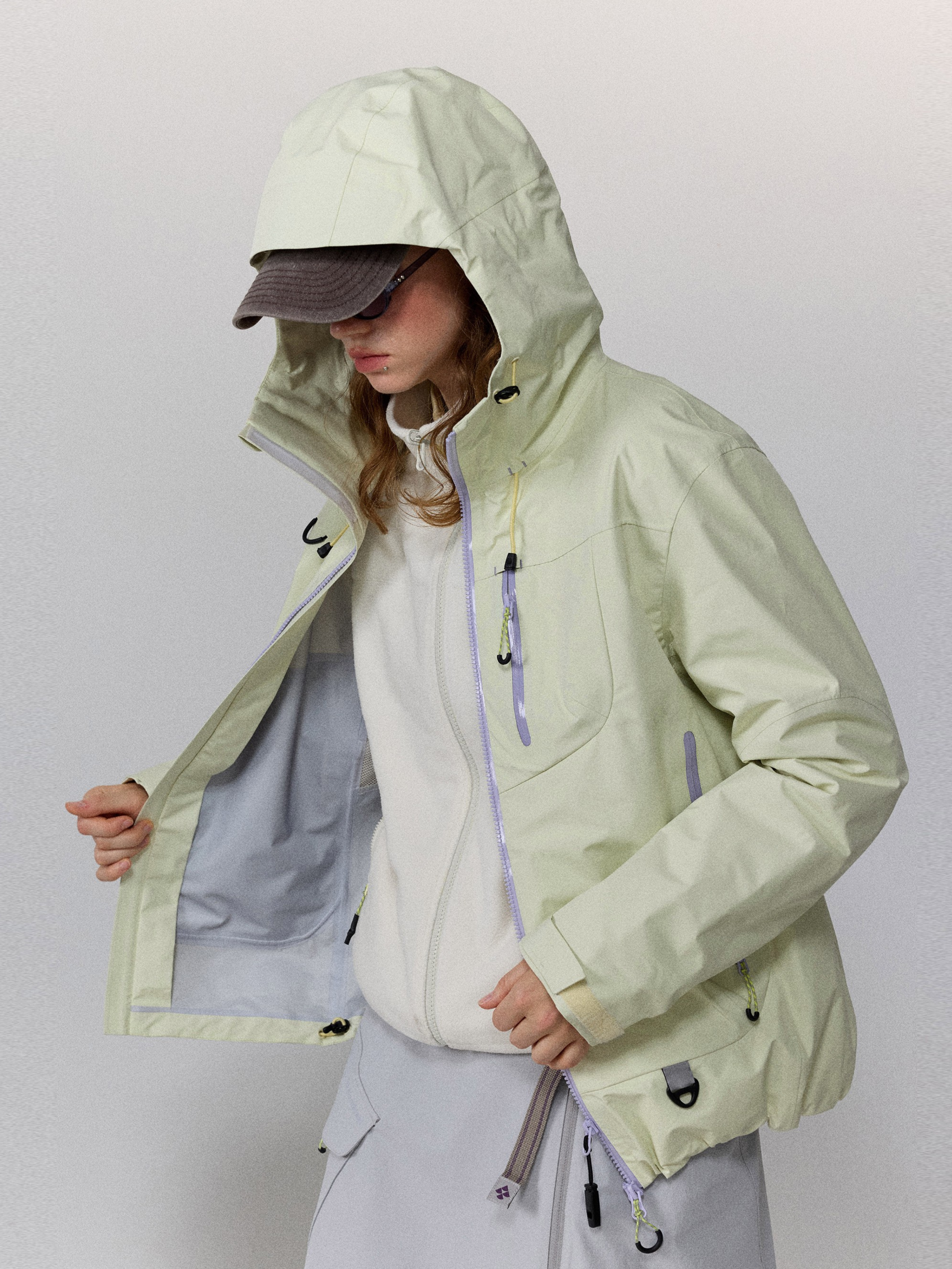 Emberpath - Unisex's Waterproof 3-in-1 Fleece Hard Shell Jacket