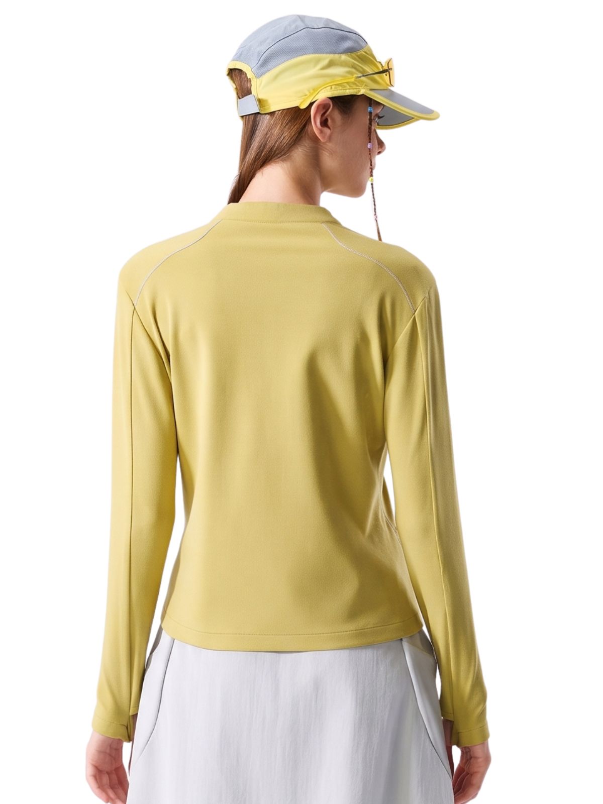 HawkTract - Women's UPF 50+ Antibacterial Quick-Dry Half-Zip T-Shirt