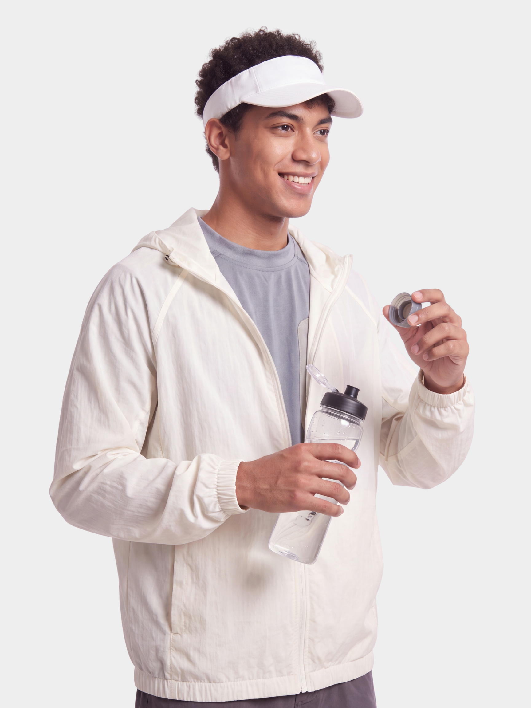 StainOff - Men's UPF 50+ Teflon™ Hooded Sun Protection Jacket