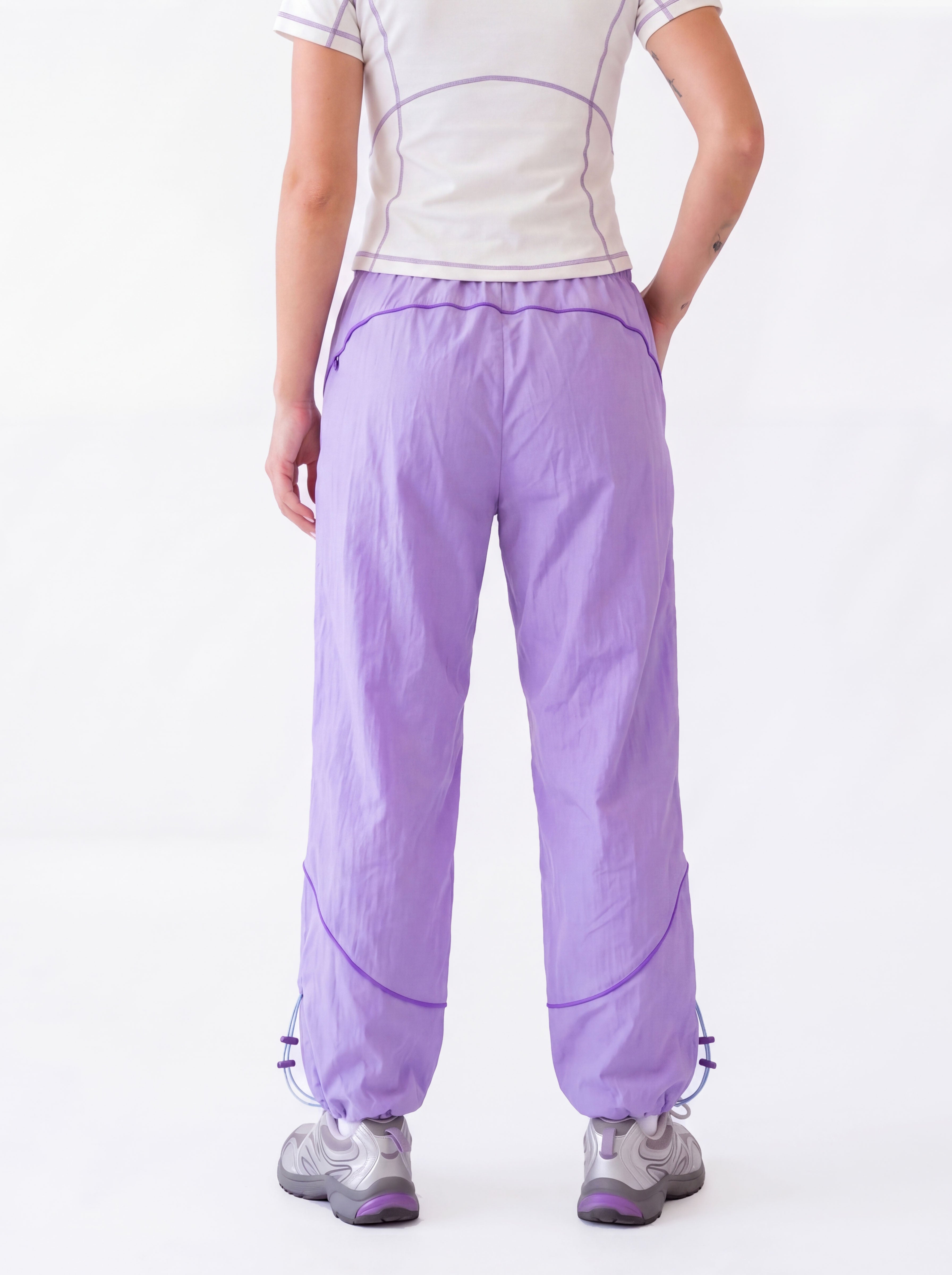 Bulwark - Women's Double-Waist Wide-Leg Parachute Pants
