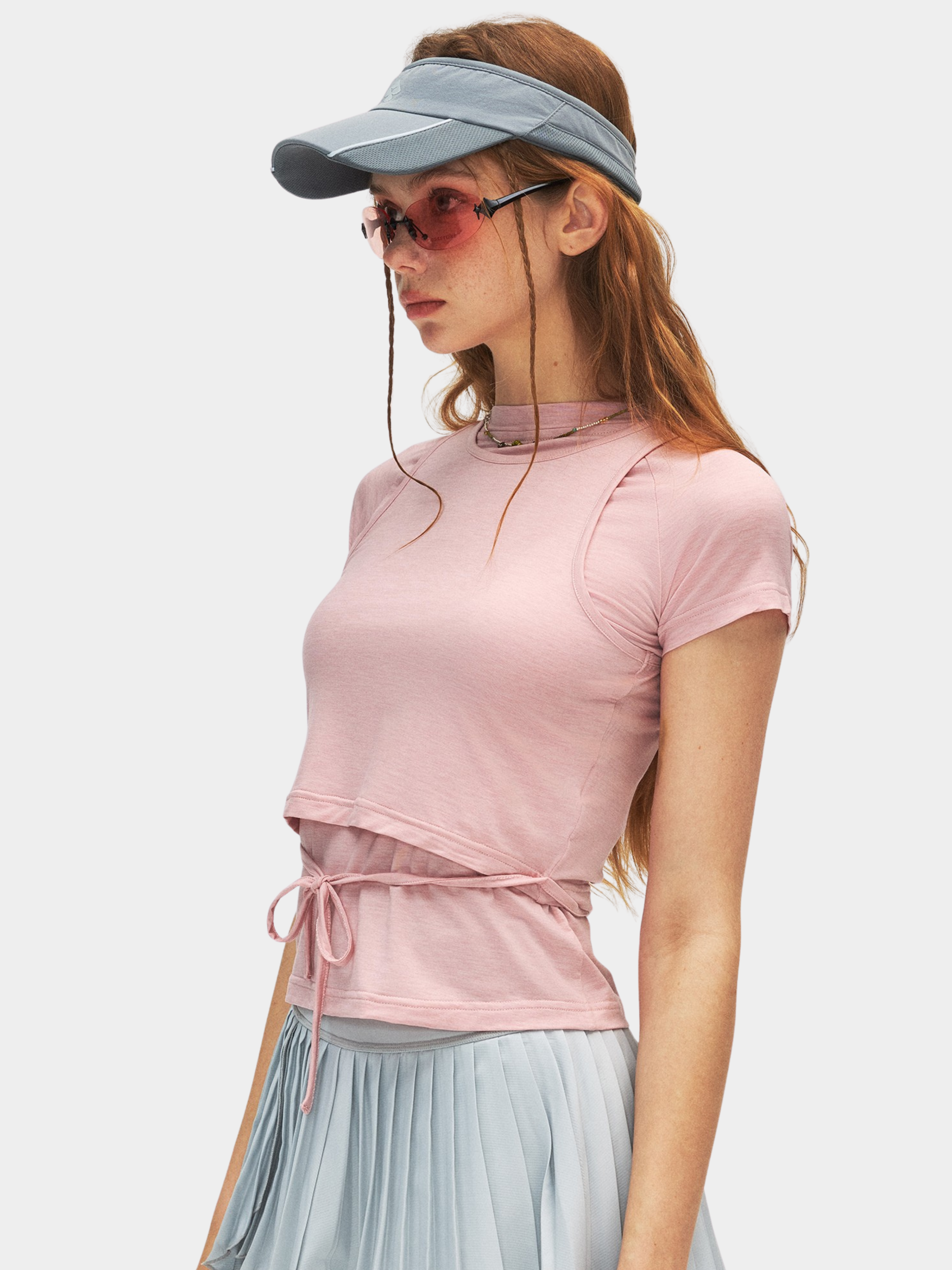 Caveloop - Women's 5A Antibacterial Yarn Slim Vest Short-Sleeve T-Shirt