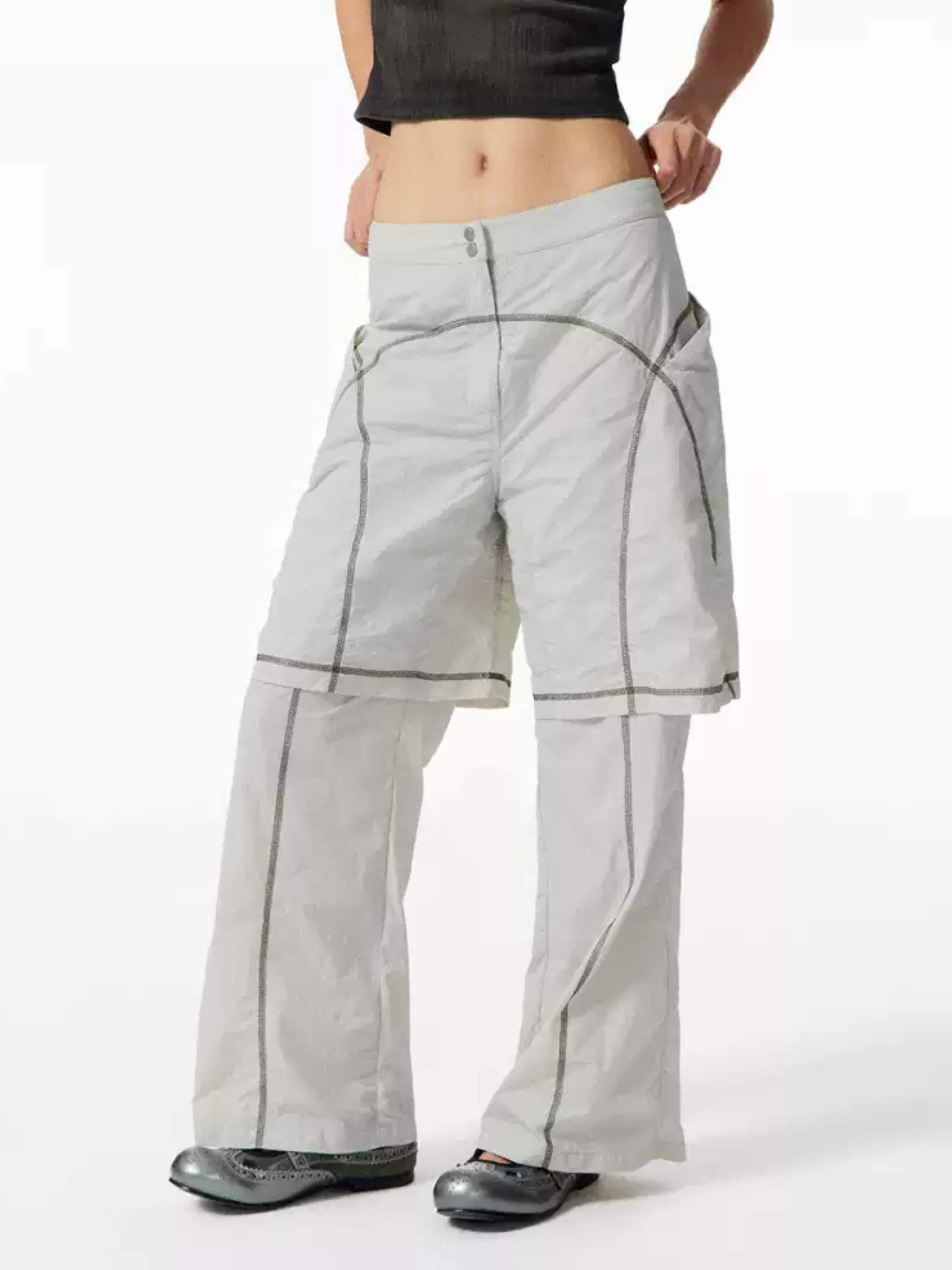 ThornField - Women‘s Double-Layered Tennis Straight-Leg Pants