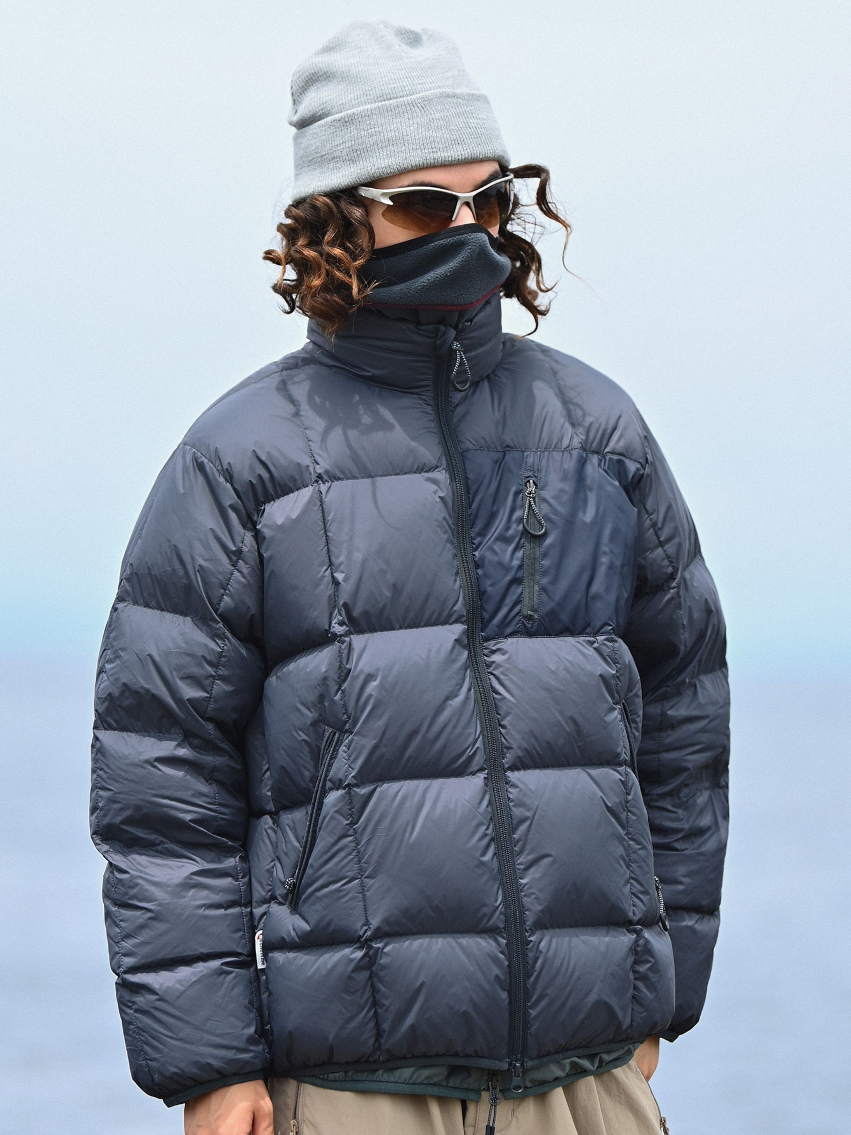 Wildthorn - Unisex 800FP 90% White Duck Down Tri-Proof Colorblock Jacket