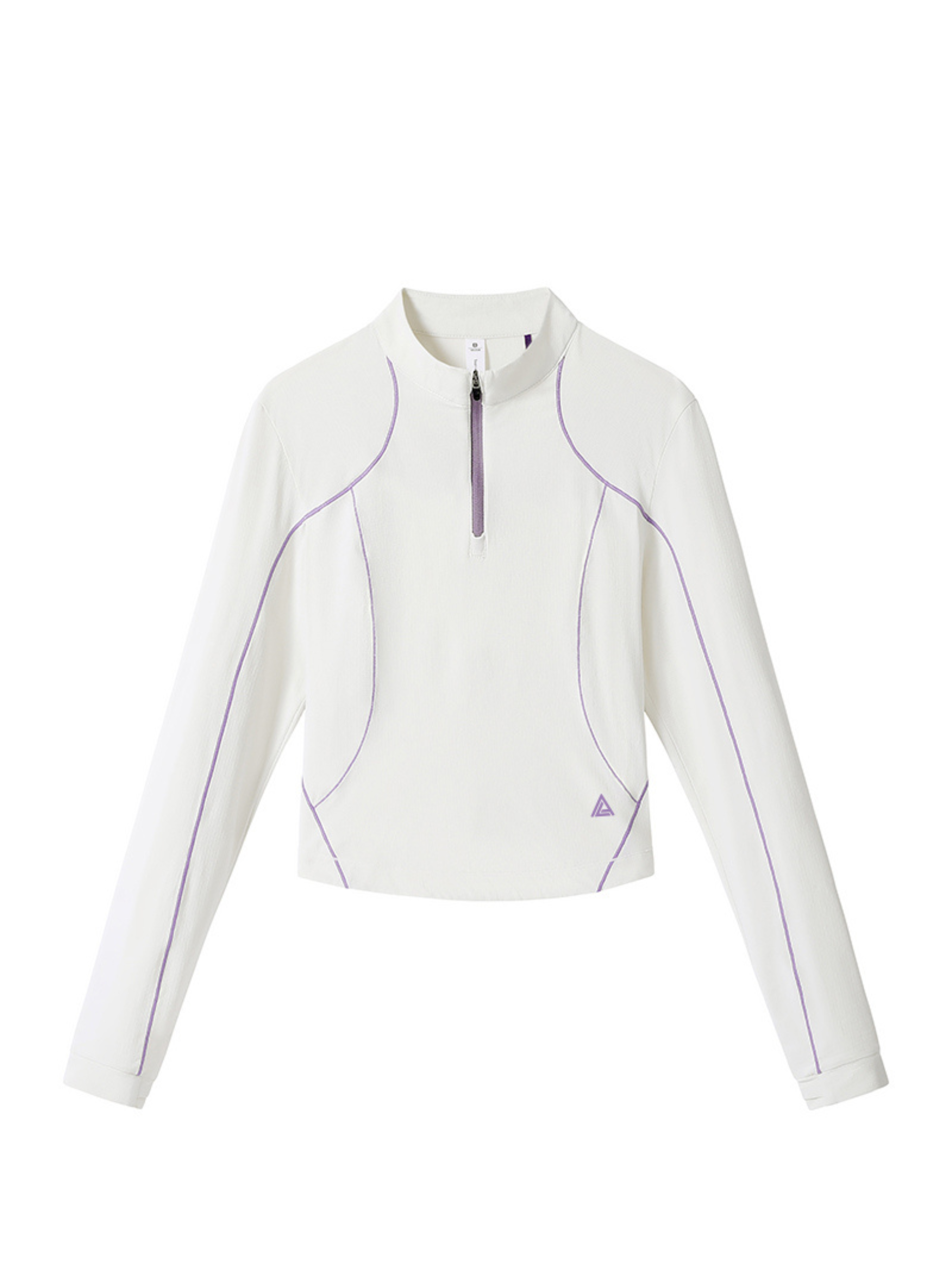Frostthorn - Women's Half-Zip Mock Neck Yoga & Training Long Sleeve Tee