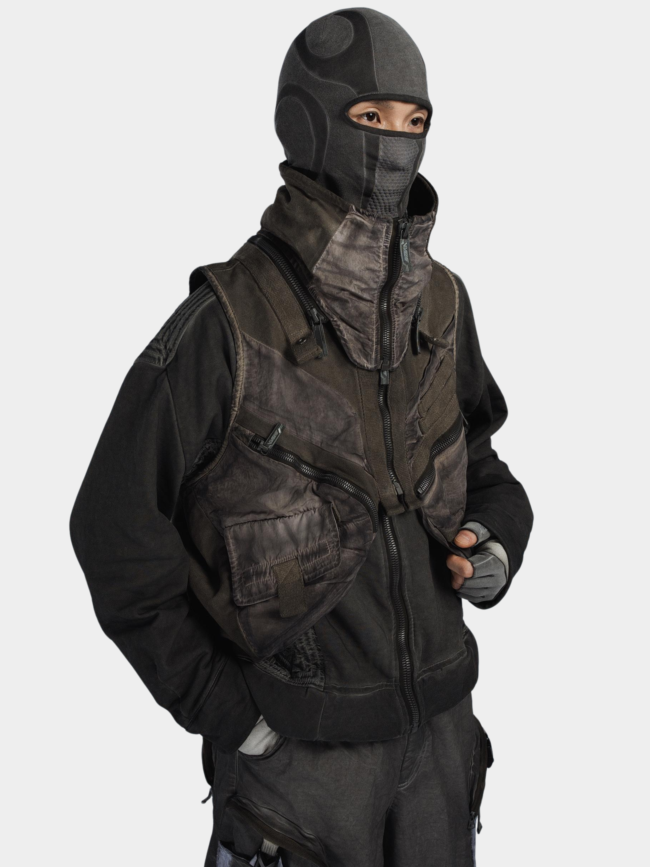 FlexCanopy - Unisex Asymmetric 3D Pocket Detachable Vest GONGGAR SPORTS