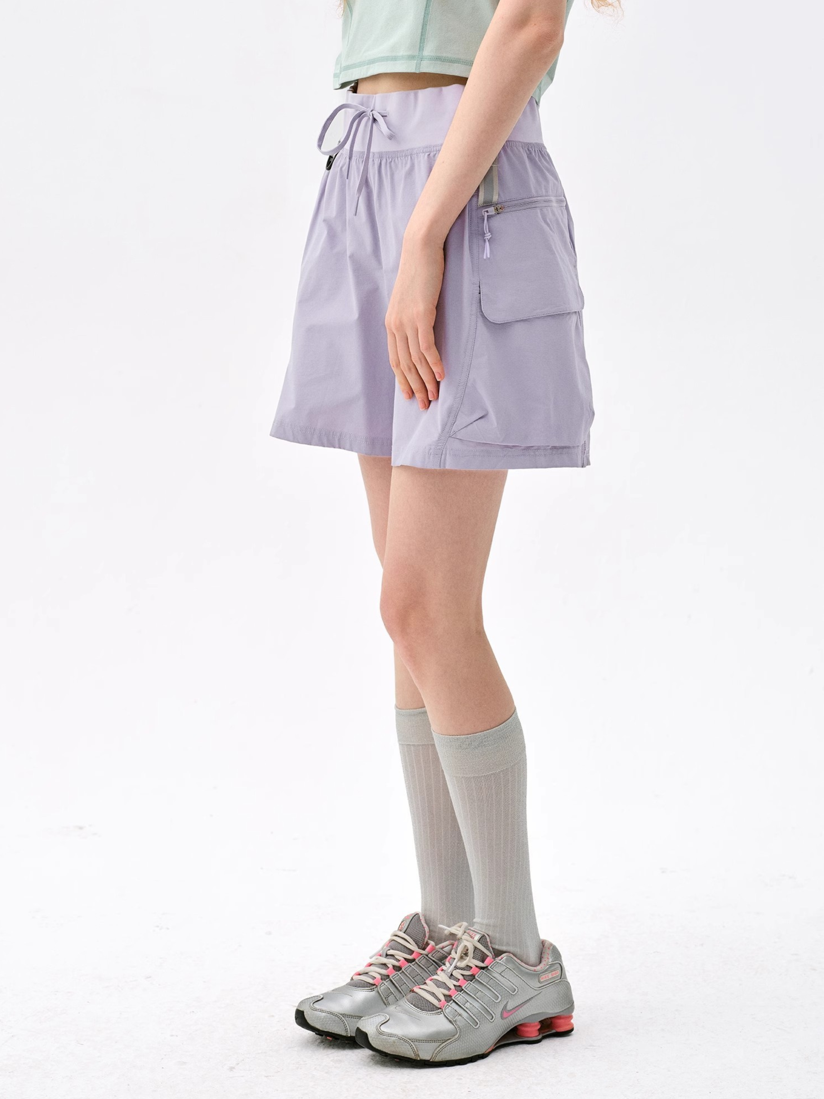 Cougarnest - Women's Drawstring Reflective Quick-Dry Shorts