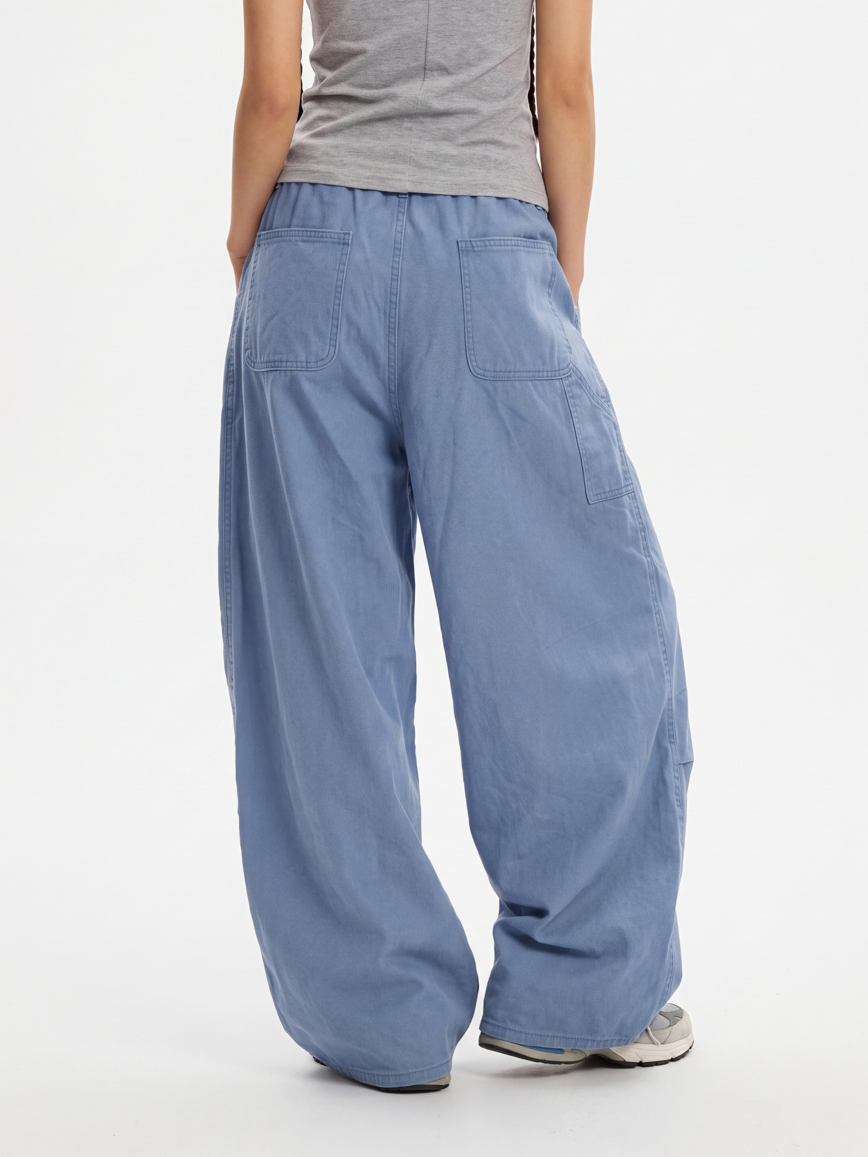 TrailStow - Unisex Drawstring Soft & Breathable Utility Wide-Leg Pants
